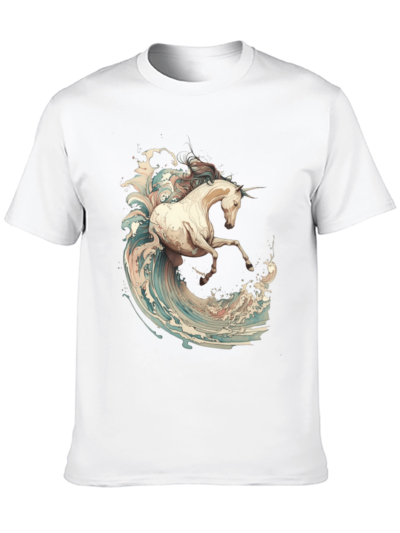 Unicorn Wave Rider Graphic T-Shirt