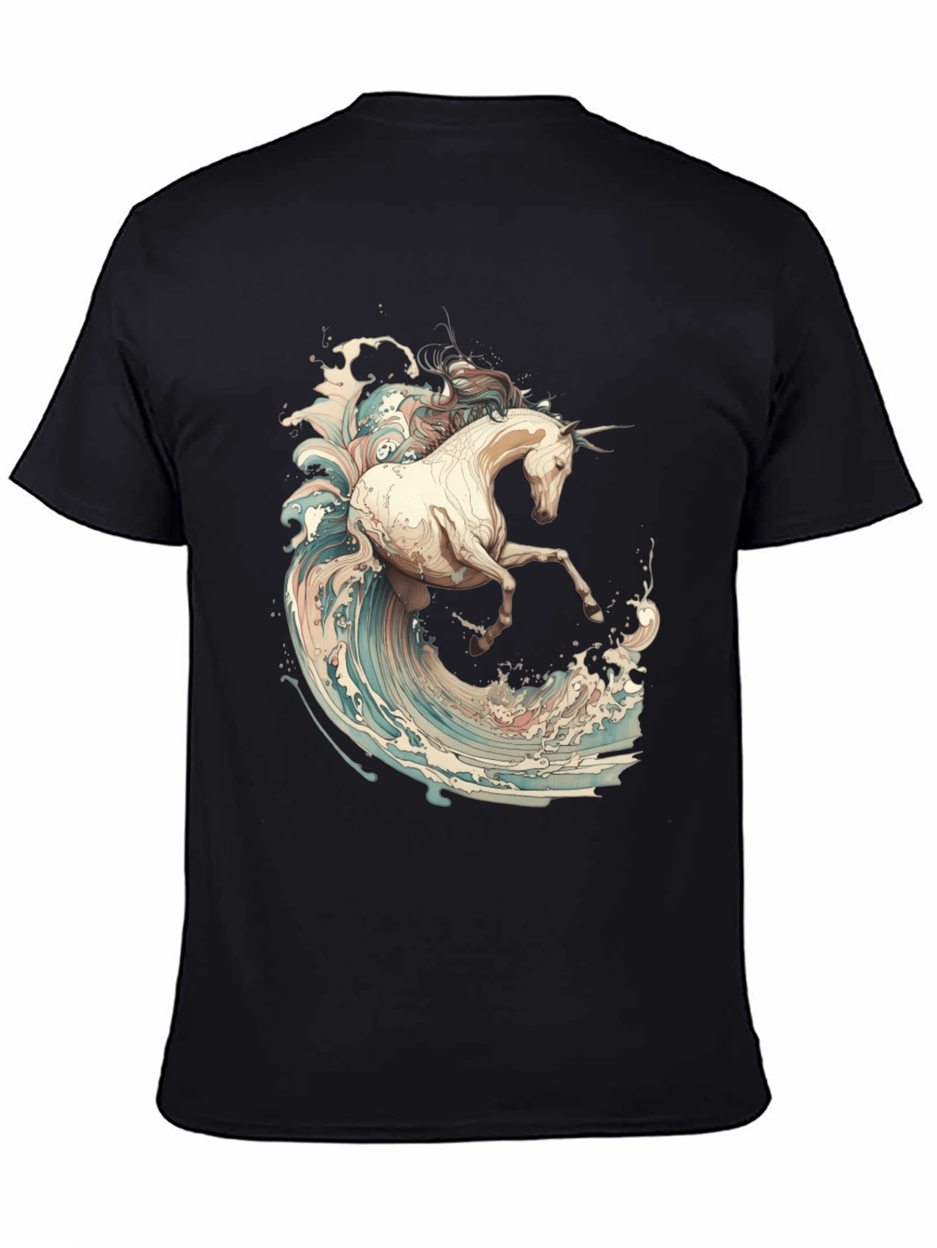 Unicorn Wave Rider Graphic T-Shirt