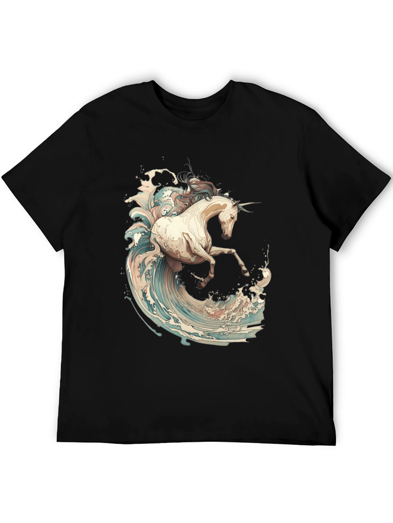 Unicorn Wave Rider Graphic T-Shirt