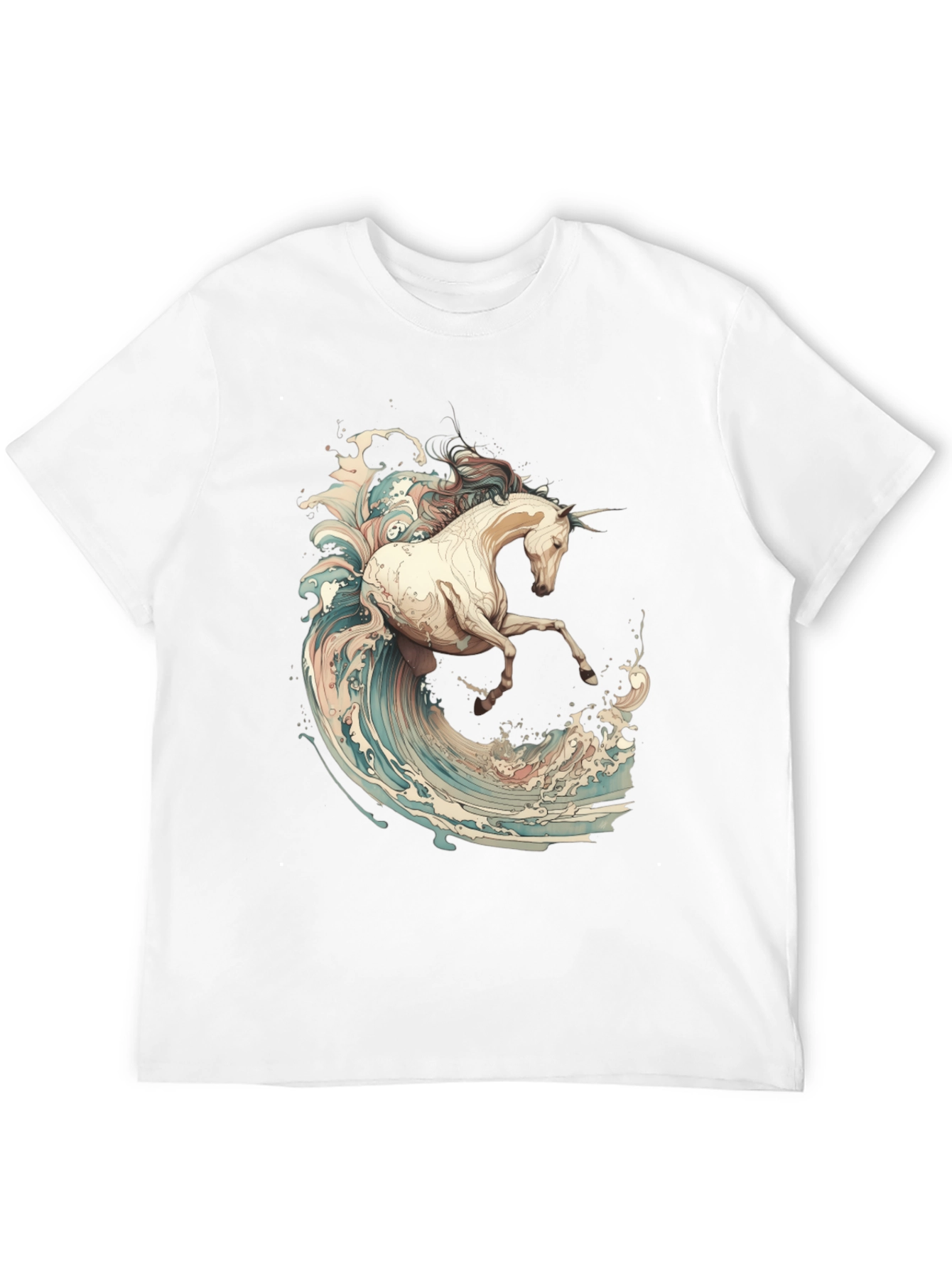 Unicorn Wave Rider Graphic T-Shirt