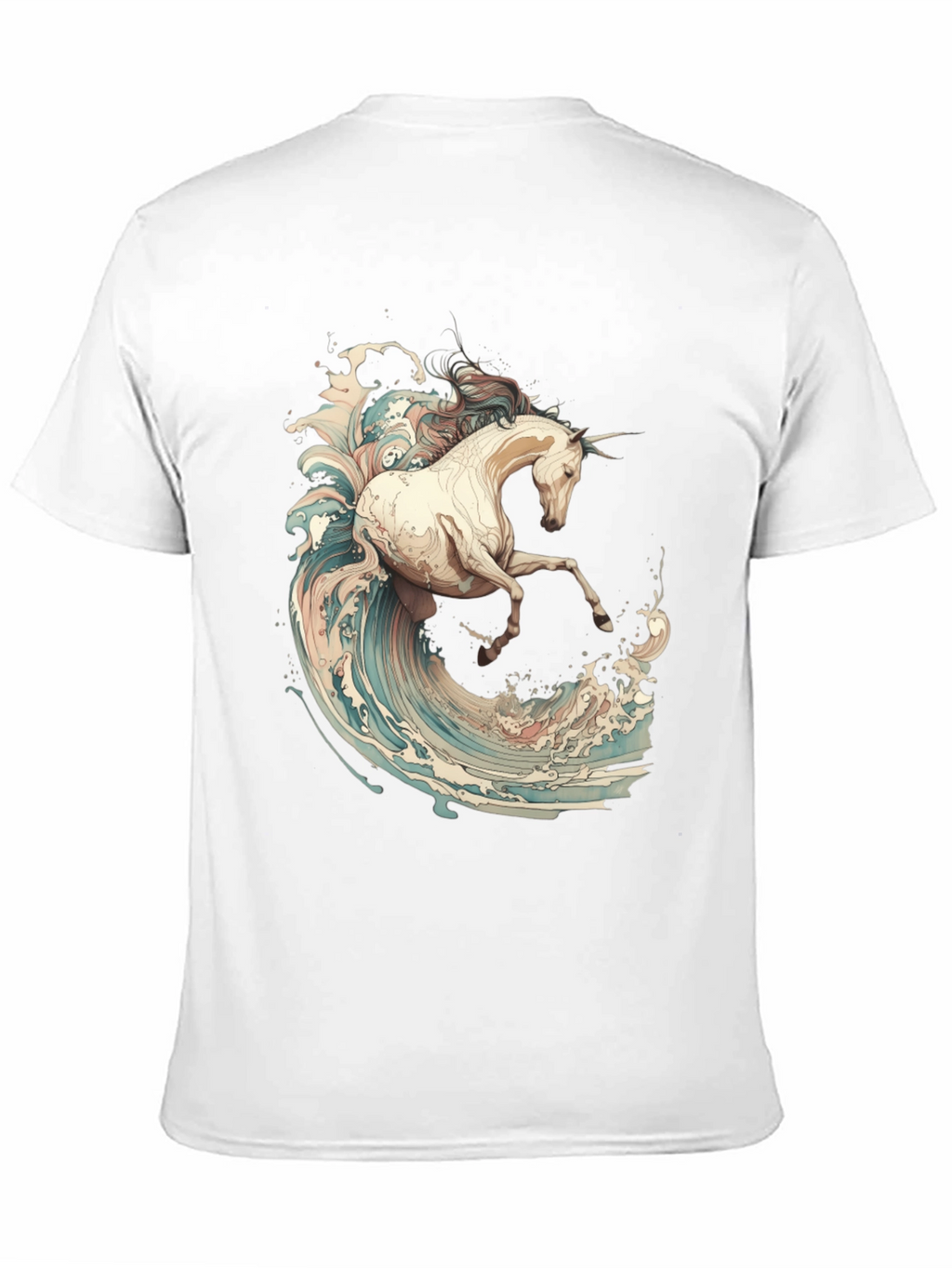 Unicorn Wave Rider Graphic T-Shirt