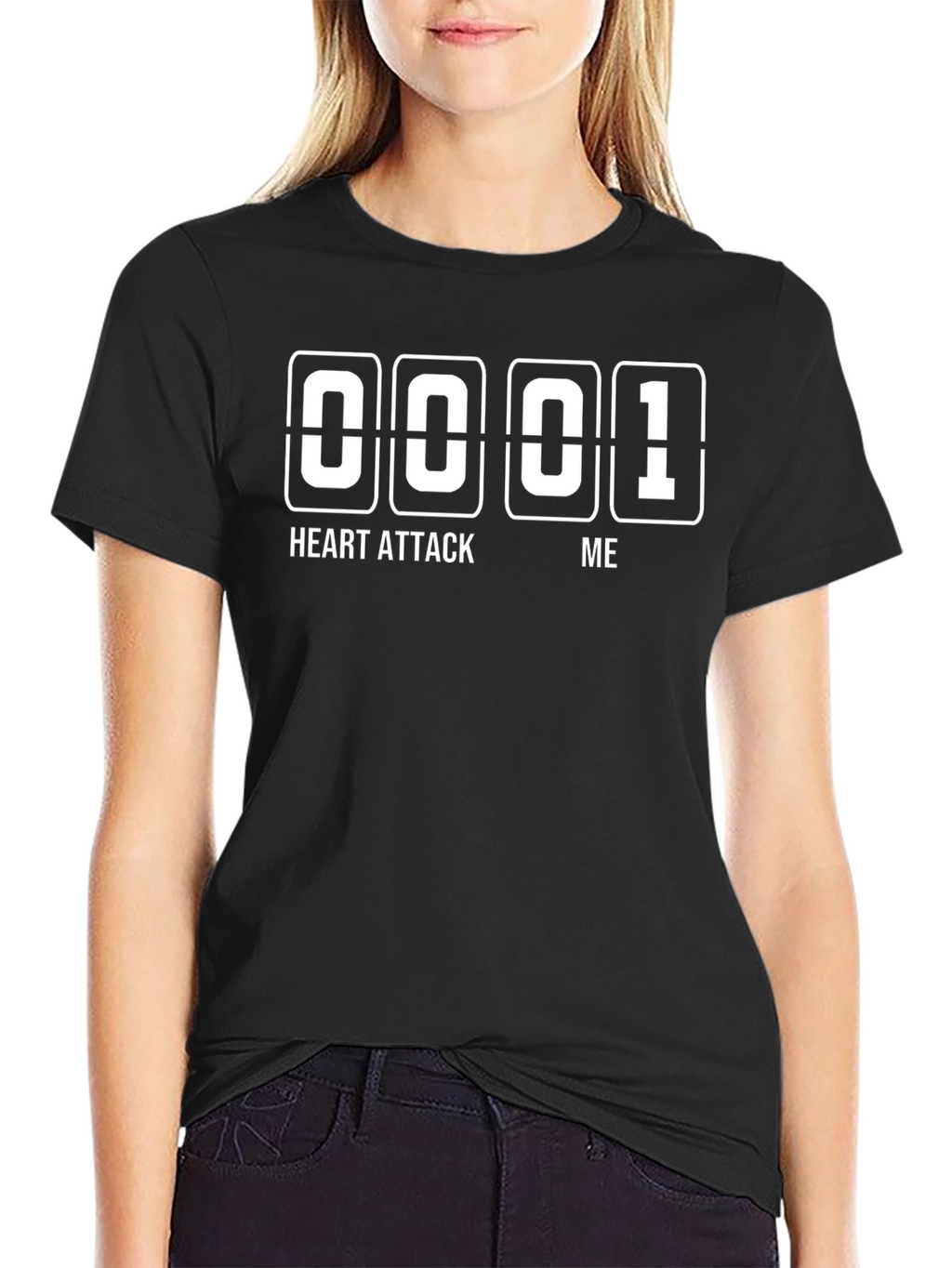 Heart Attack Me Funny Graphic T-Shirt