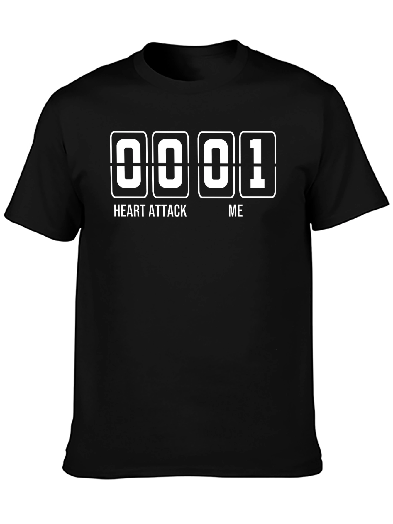 Heart Attack Me Funny Graphic T-Shirt