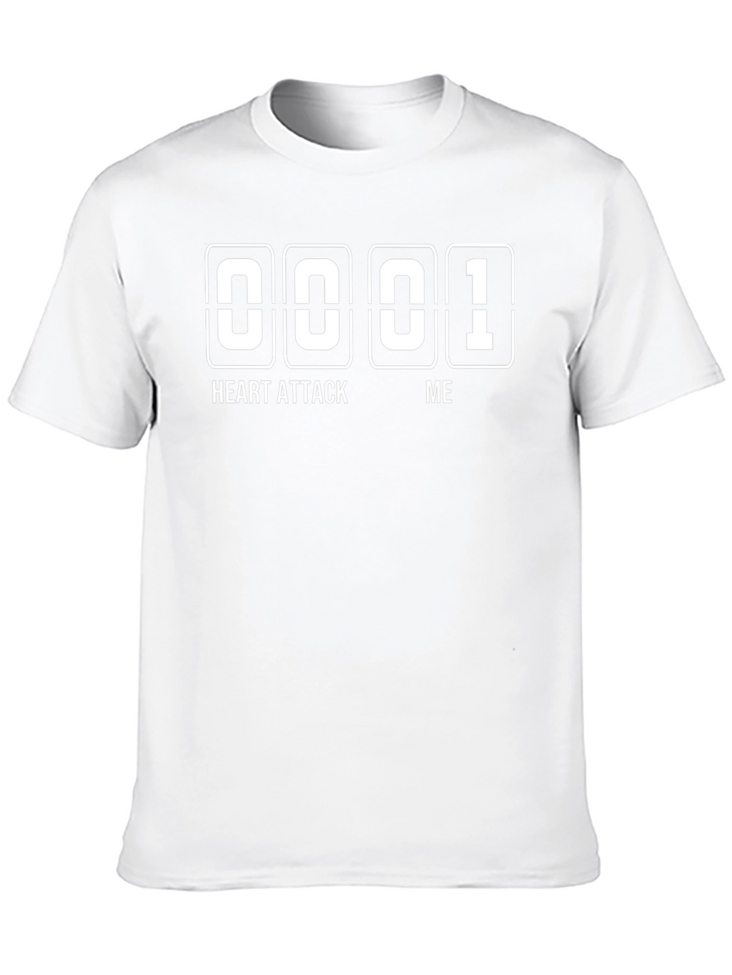 Heart Attack Me Funny Graphic T-Shirt