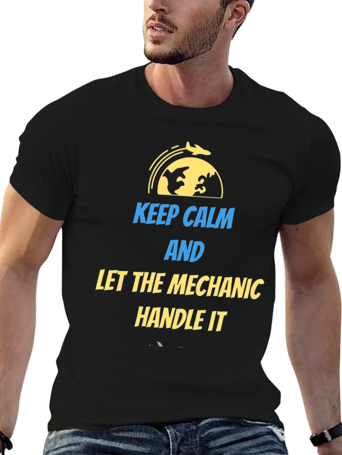 Keep Calm Mechanic T-Shirt | Aviation Gift
