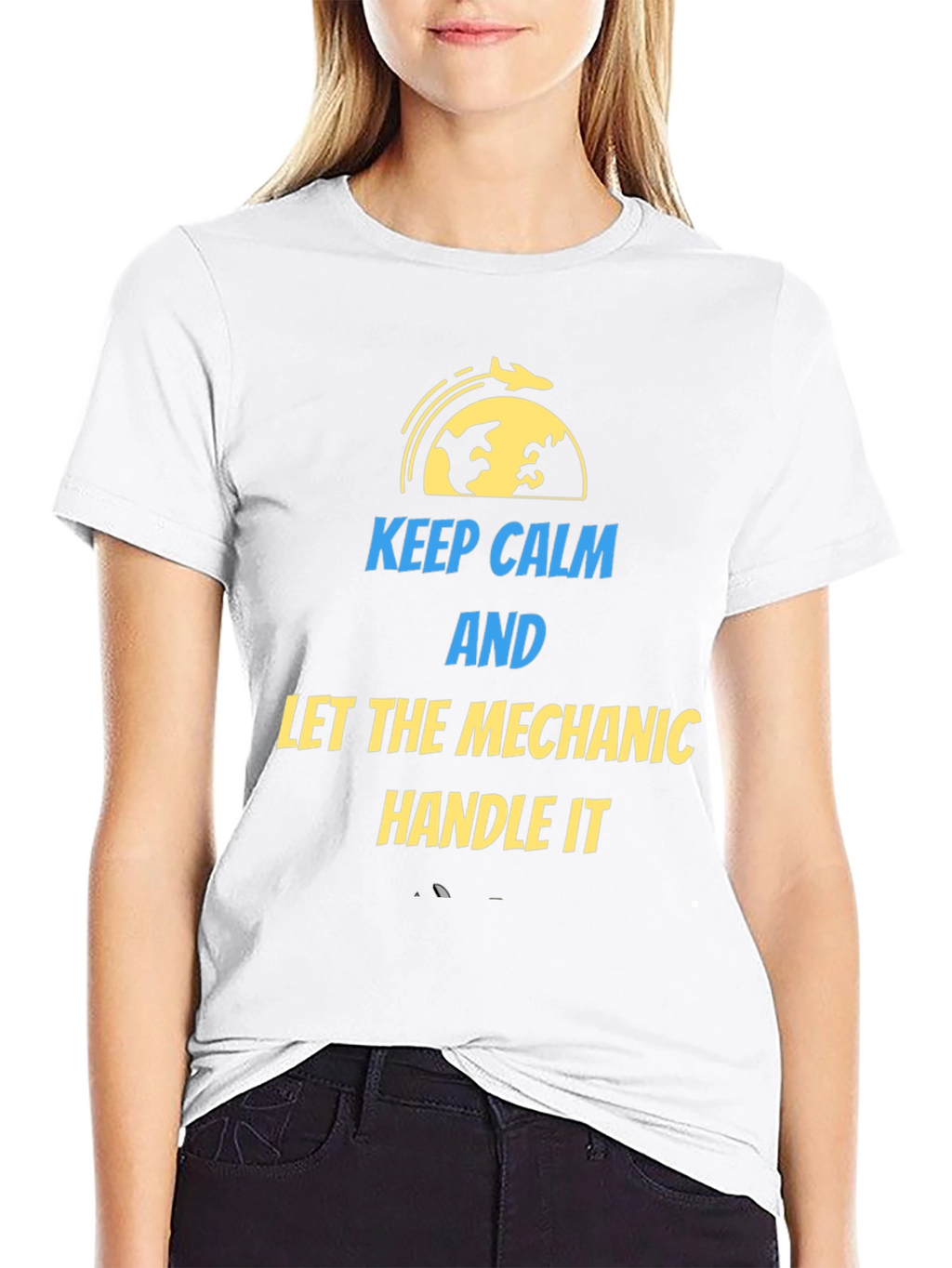 Keep Calm Mechanic T-Shirt | Aviation Gift