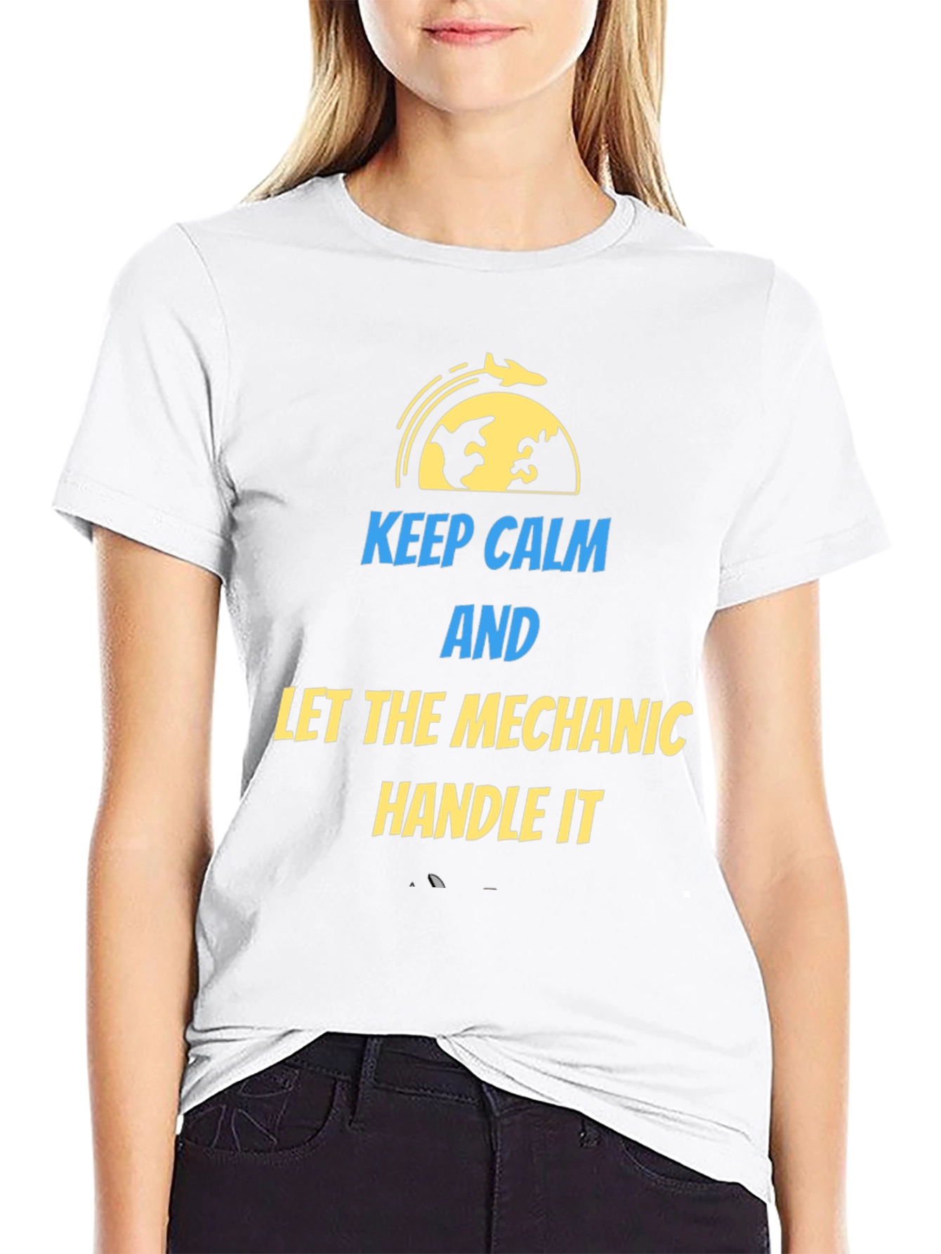Keep Calm Mechanic T-Shirt | Aviation Gift