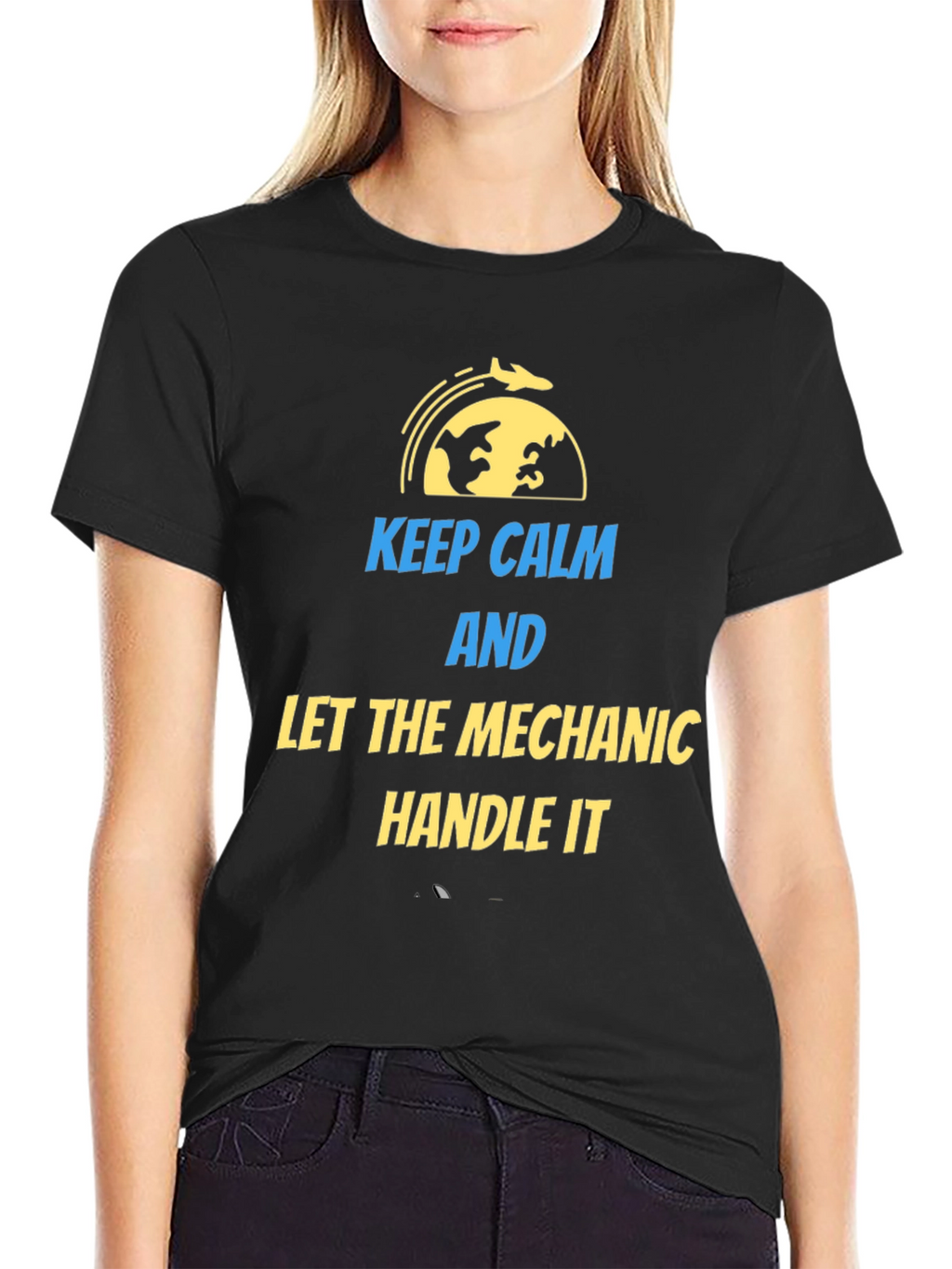 Keep Calm Mechanic T-Shirt | Aviation Gift