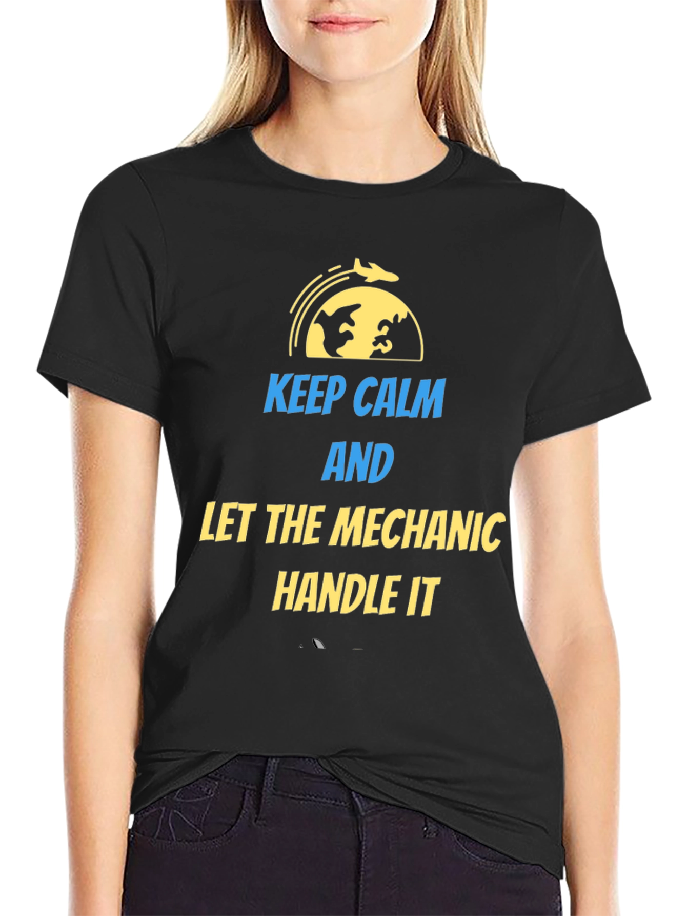 Keep Calm Mechanic T-Shirt | Aviation Gift