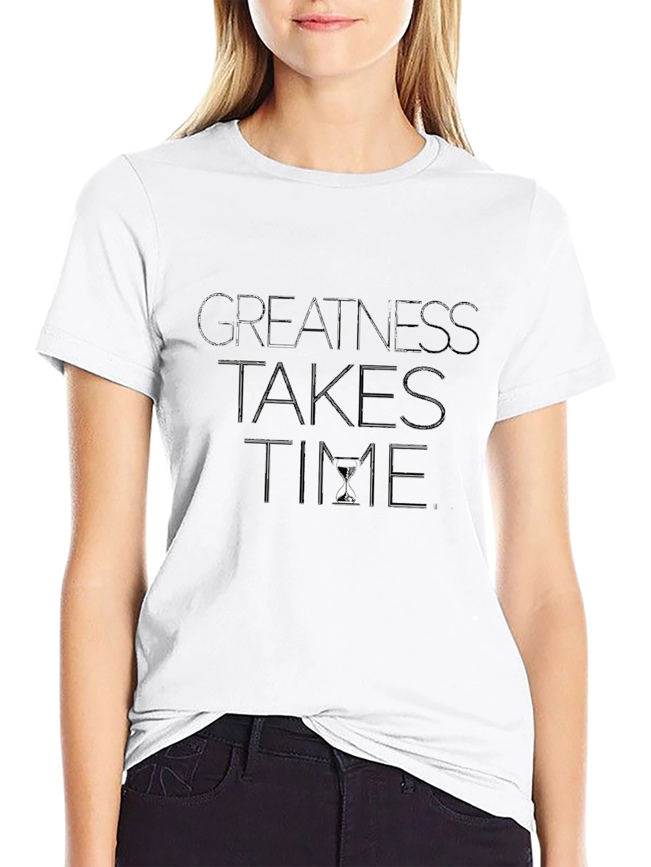 Greatness Takes Time Black T-Shirt