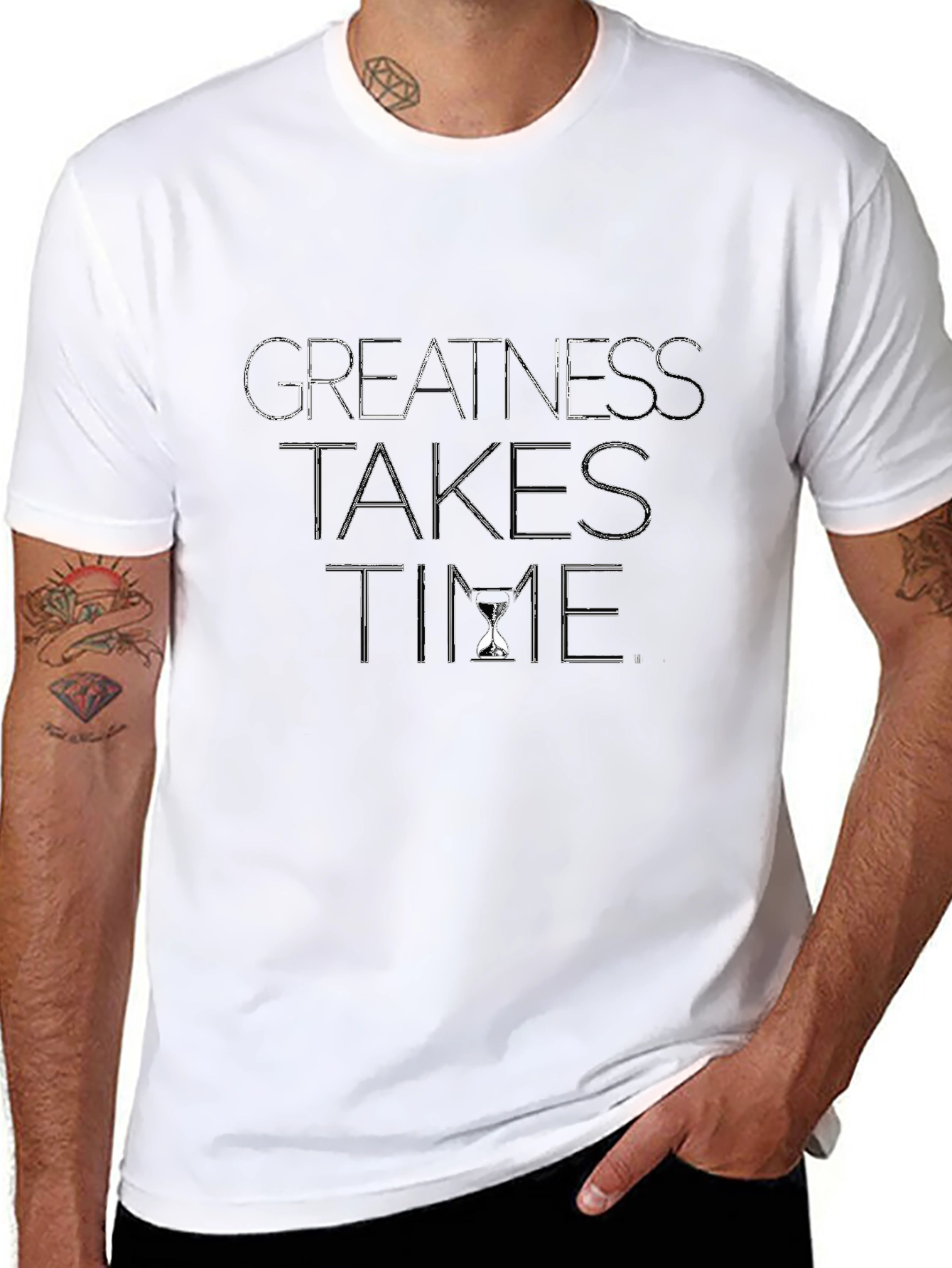 Greatness Takes Time Black T-Shirt