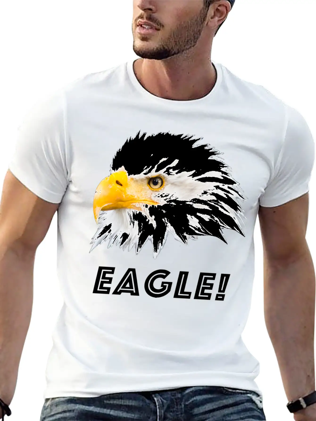 Eagle Essential Cotton Tee For Daily Outfits – Unisex Style