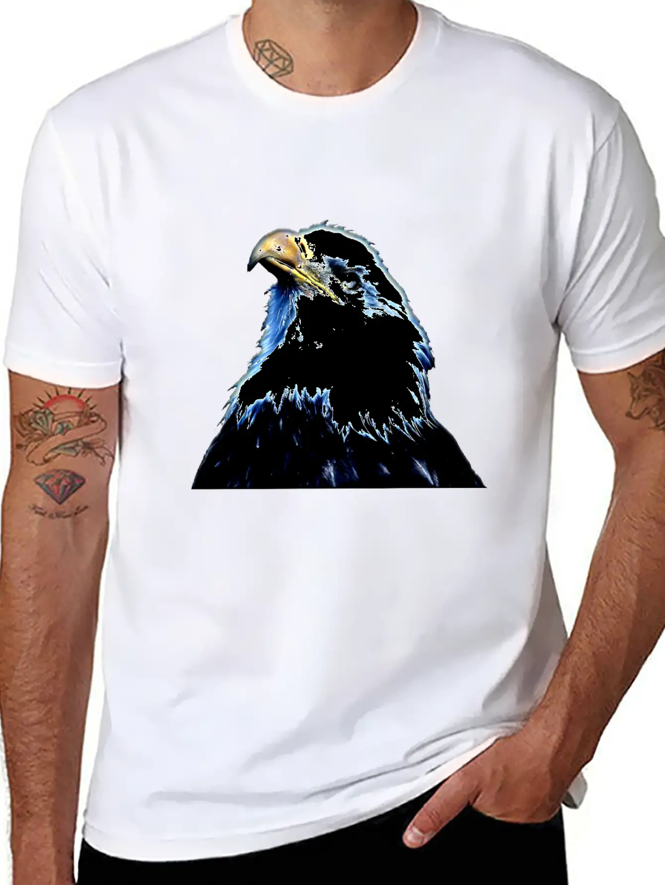 Eagle Eyes - Powerful Vision Unisex Casual T-Shirt – Clean Design For Daily Comfort