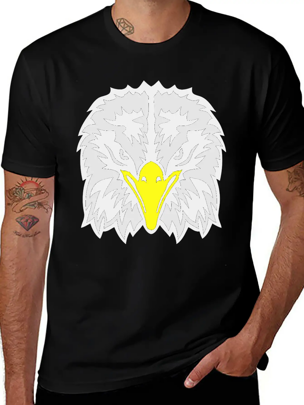 Eagle Head Fierce Eyes 102 Classic Fit Graphic Tee For Daily Comfort – Unisex Cotton Shirt