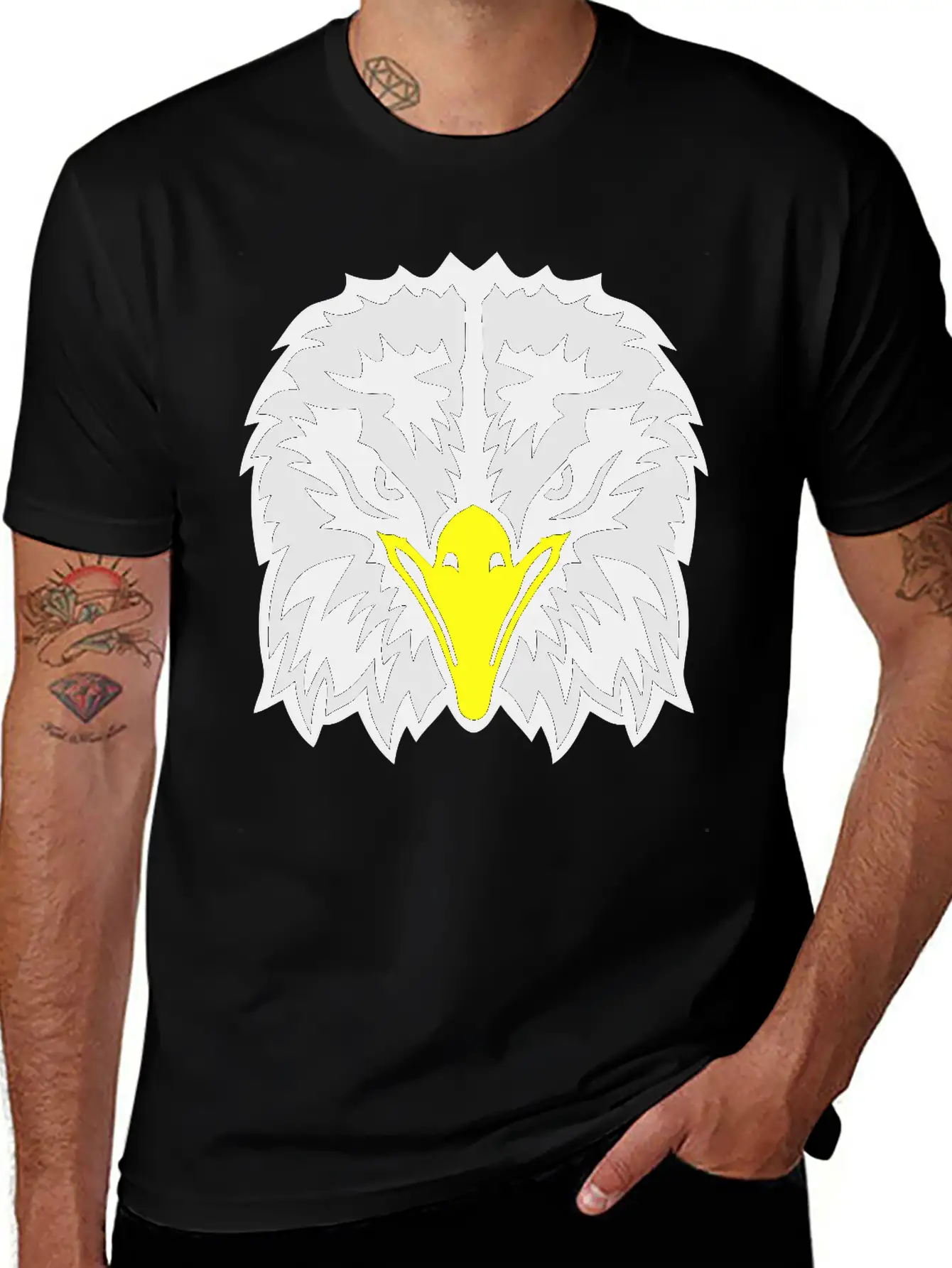 Eagle Head Fierce Eyes 102 Classic Fit Graphic Tee For Daily Comfort – Unisex Cotton Shirt