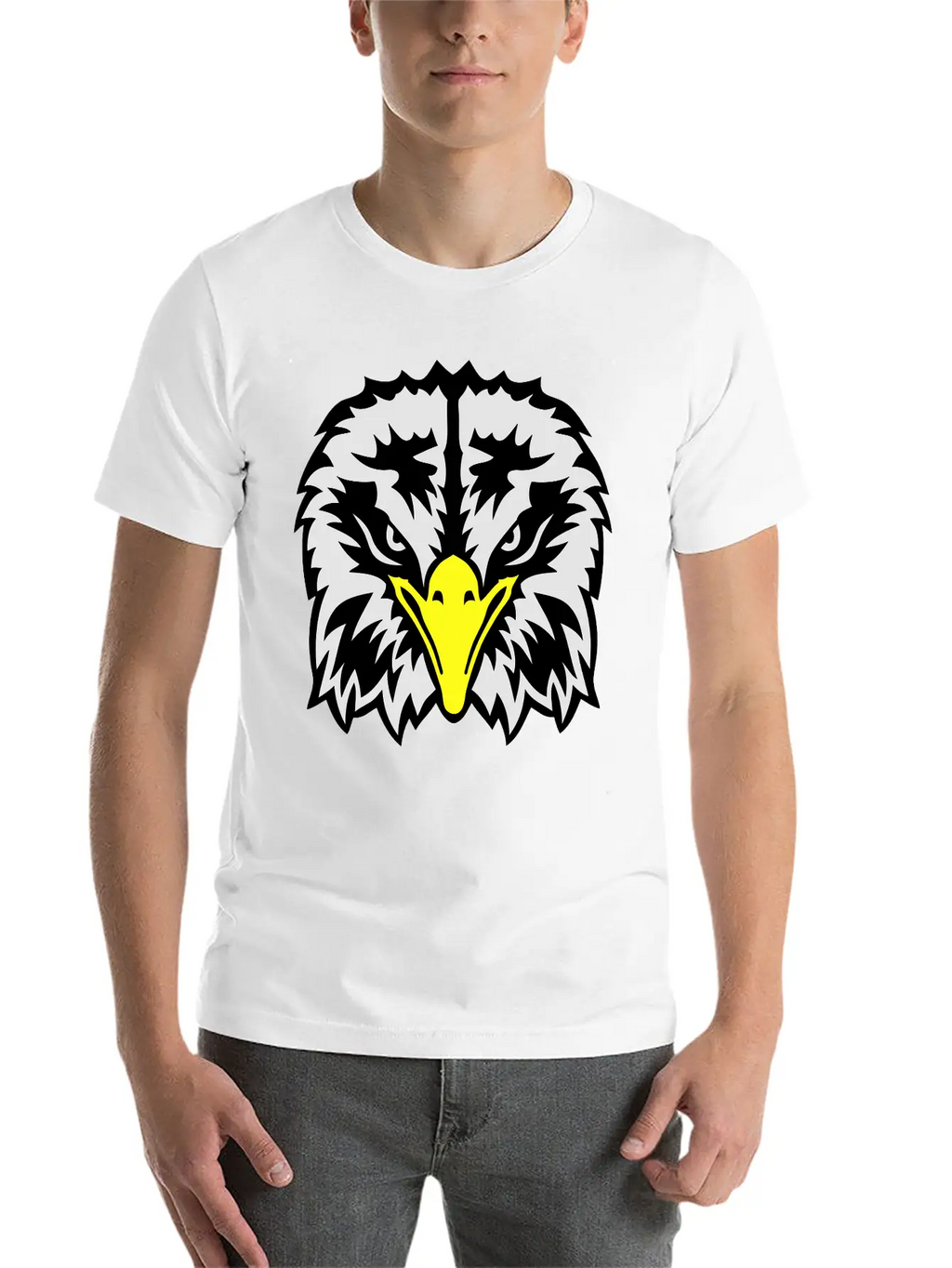 Eagle Head Fierce Eyes 102 Classic Fit Graphic Tee For Daily Comfort – Unisex Cotton Shirt