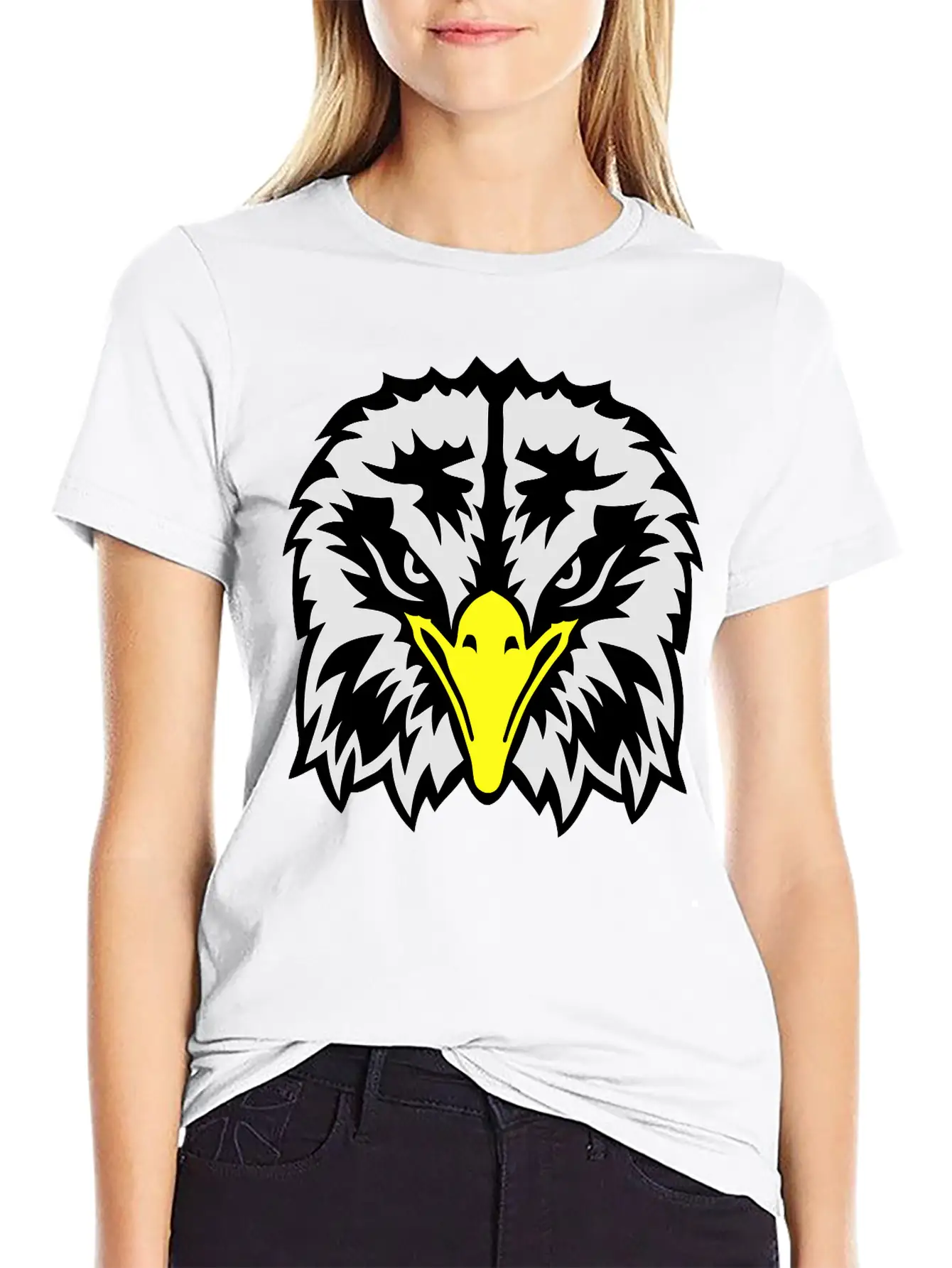 Eagle Head Fierce Eyes 102 Classic Fit Graphic Tee For Daily Comfort – Unisex Cotton Shirt