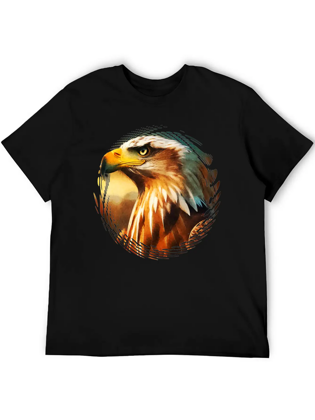 Eagle In The Dusk Unisex Casual T-Shirt – Clean Design For Daily Comfort