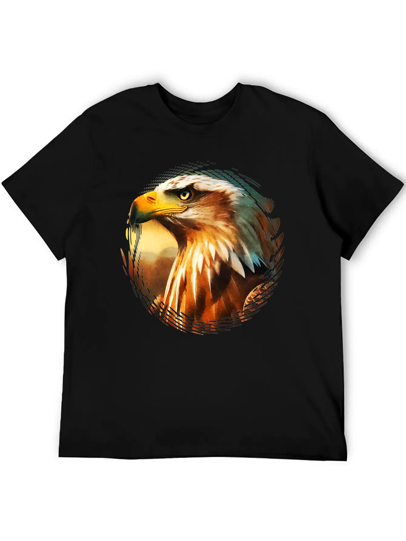 Eagle In The Dusk Unisex Casual T-Shirt – Clean Design For Daily Comfort