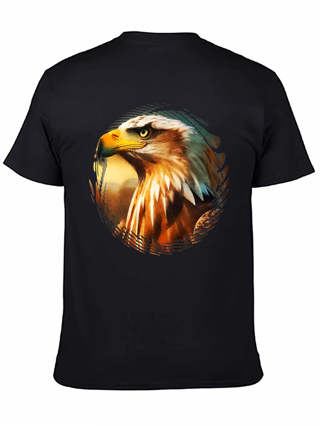 Eagle In The Dusk Unisex Casual T-Shirt – Clean Design For Daily Comfort