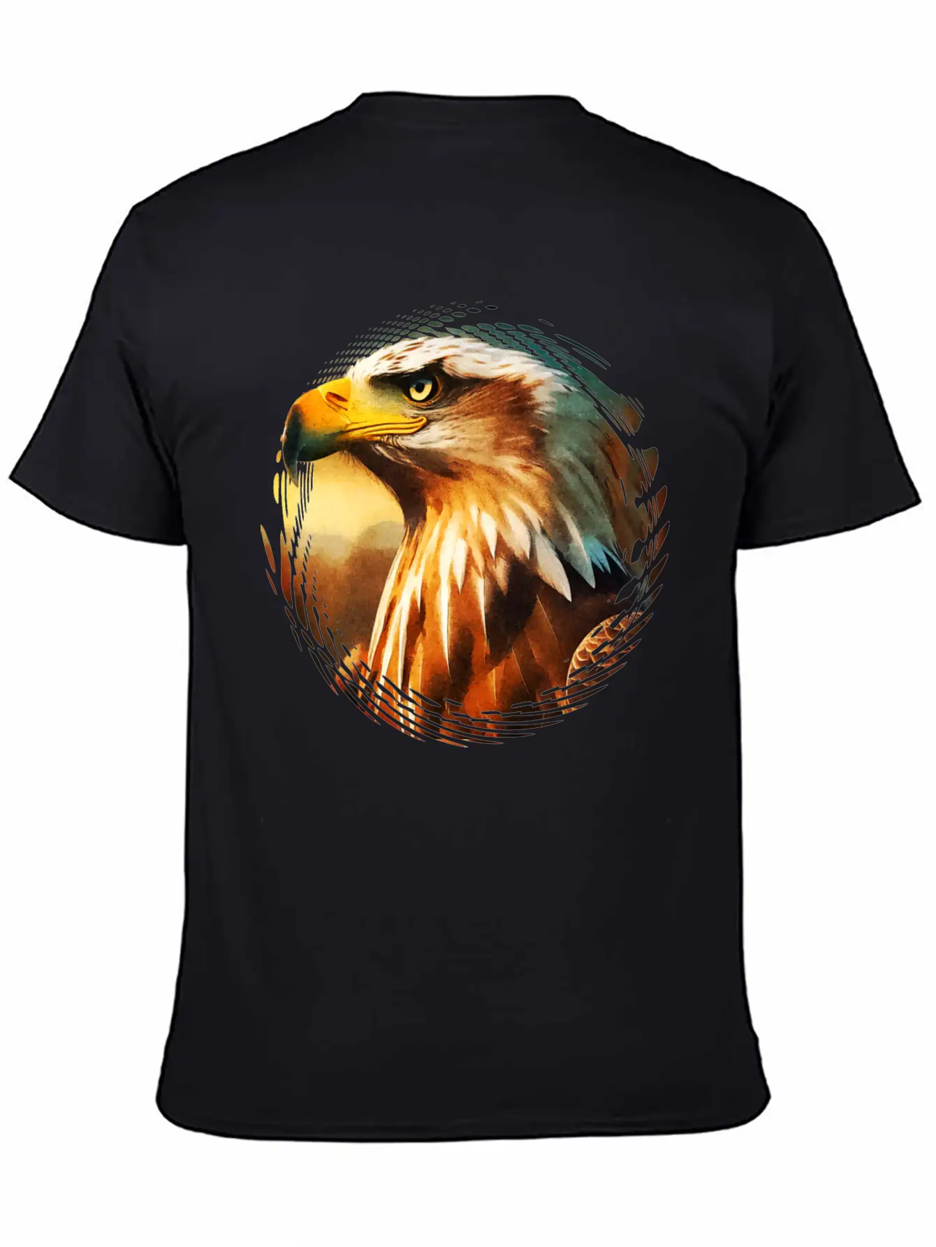 Eagle In The Dusk Unisex Casual T-Shirt – Clean Design For Daily Comfort