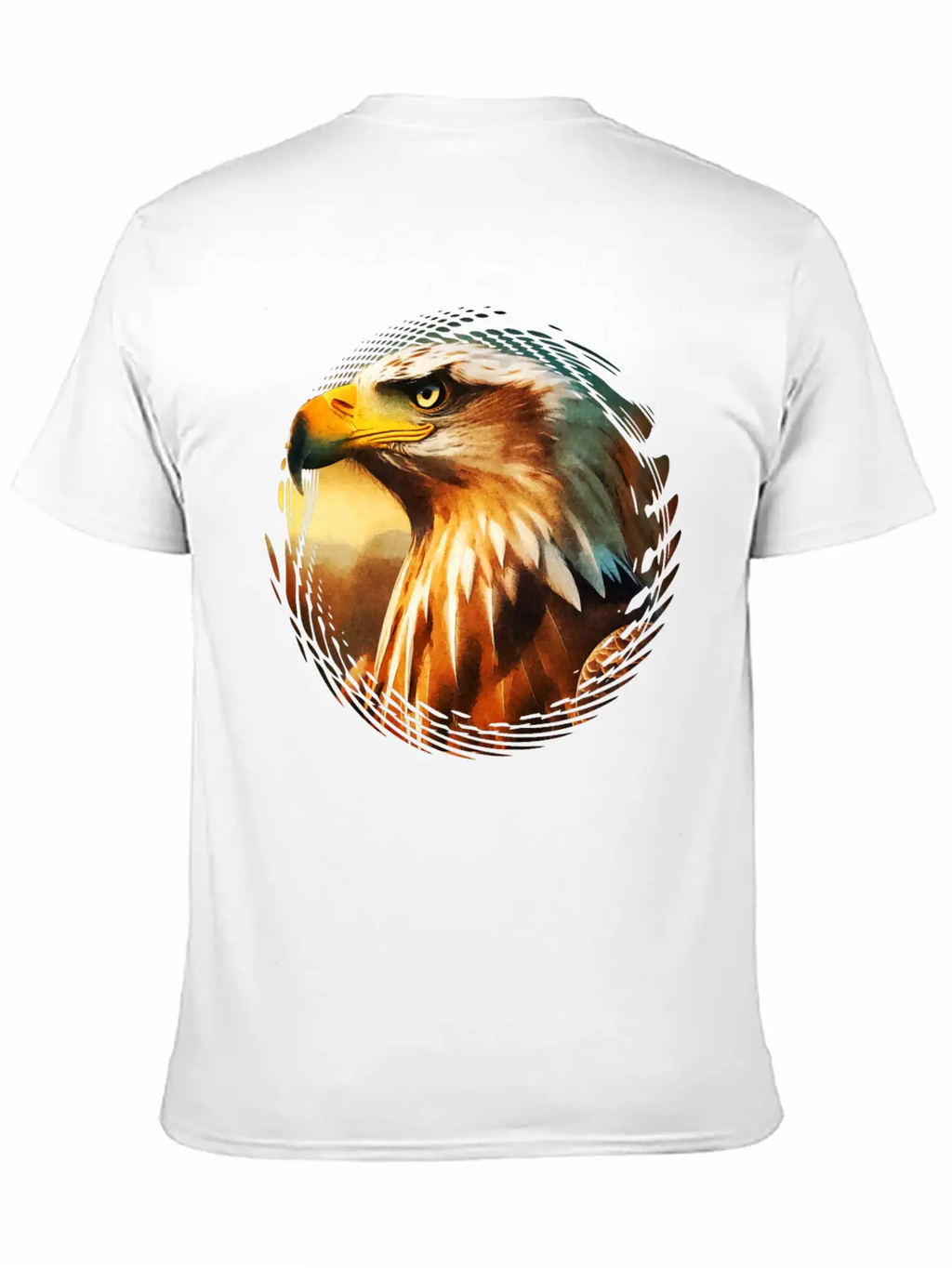 Eagle In The Dusk Unisex Casual T-Shirt – Clean Design For Daily Comfort