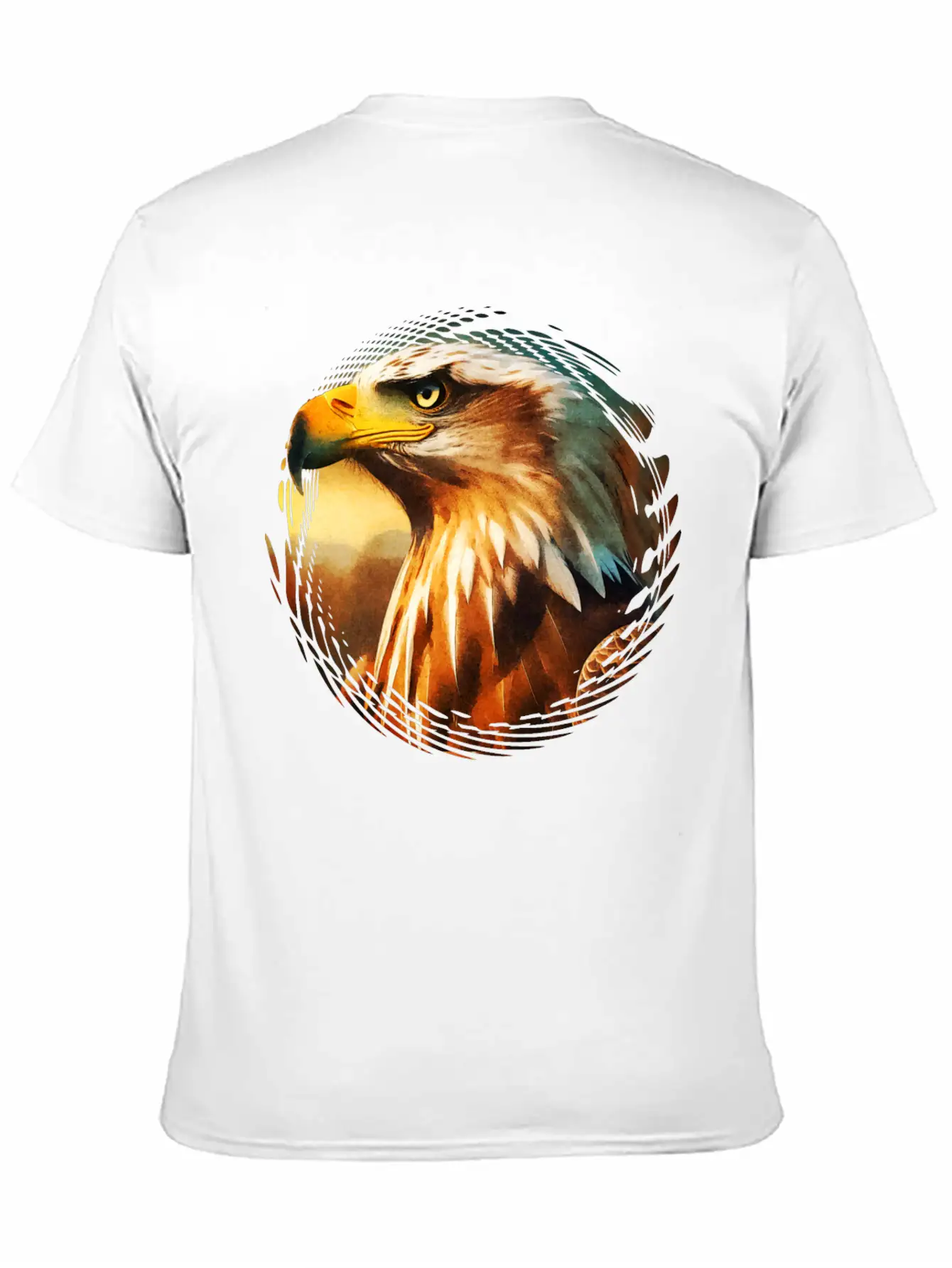 Eagle In The Dusk Unisex Casual T-Shirt – Clean Design For Daily Comfort