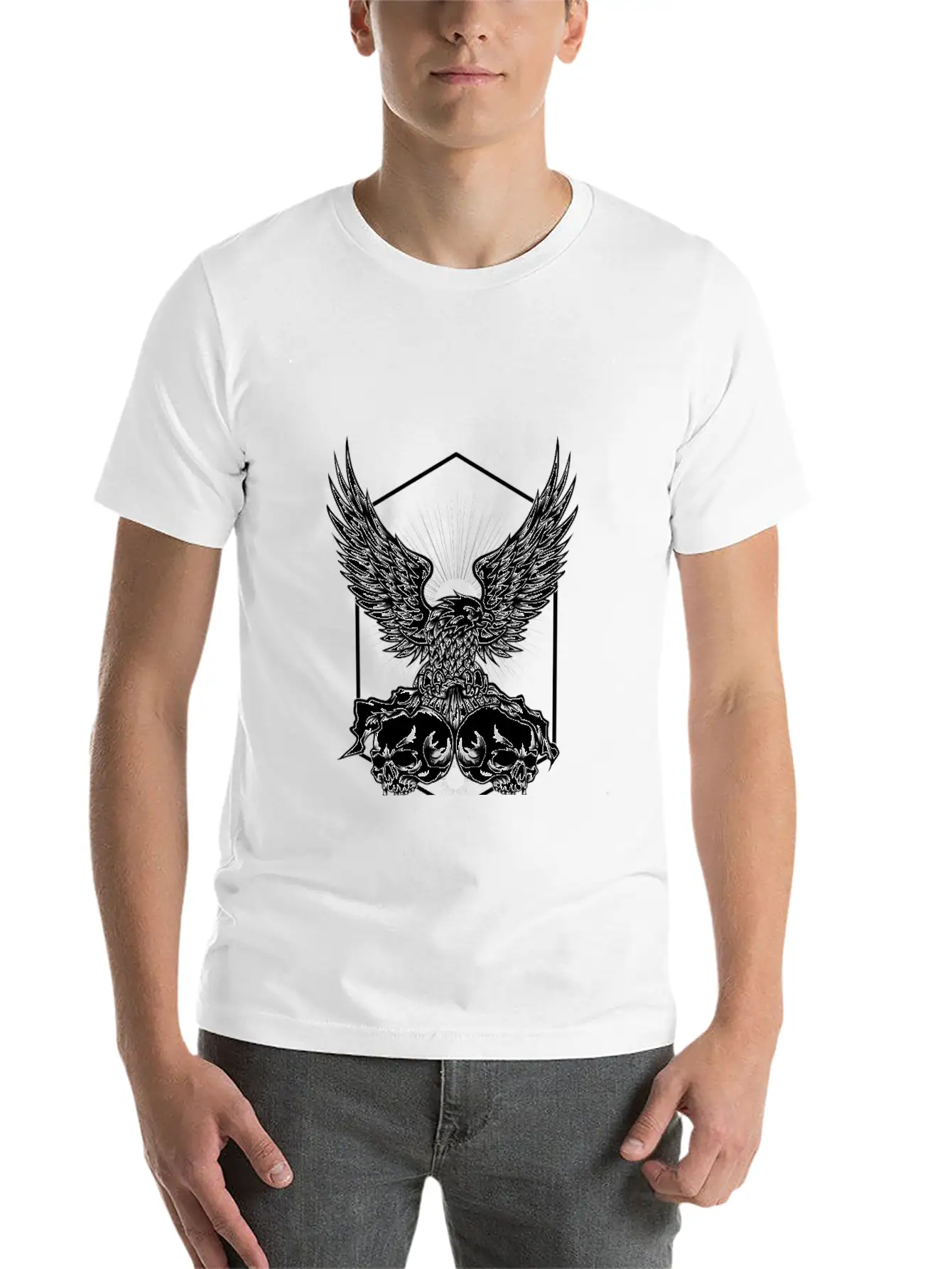 Eagle Unisex Casual T-Shirt – Clean Design For Daily Comfort