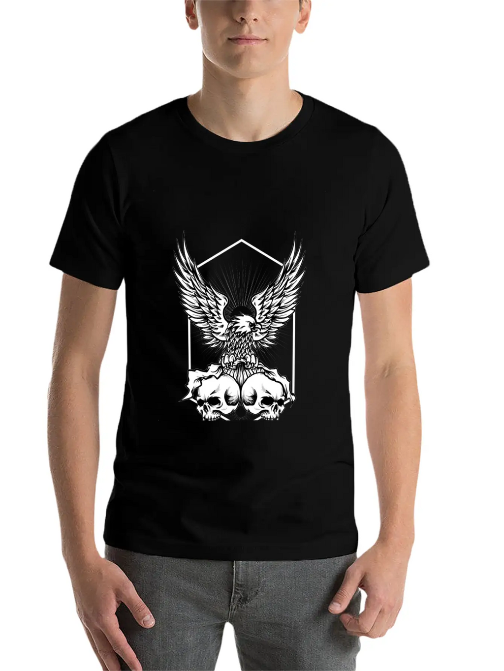 Eagle Unisex Casual T-Shirt – Clean Design For Daily Comfort