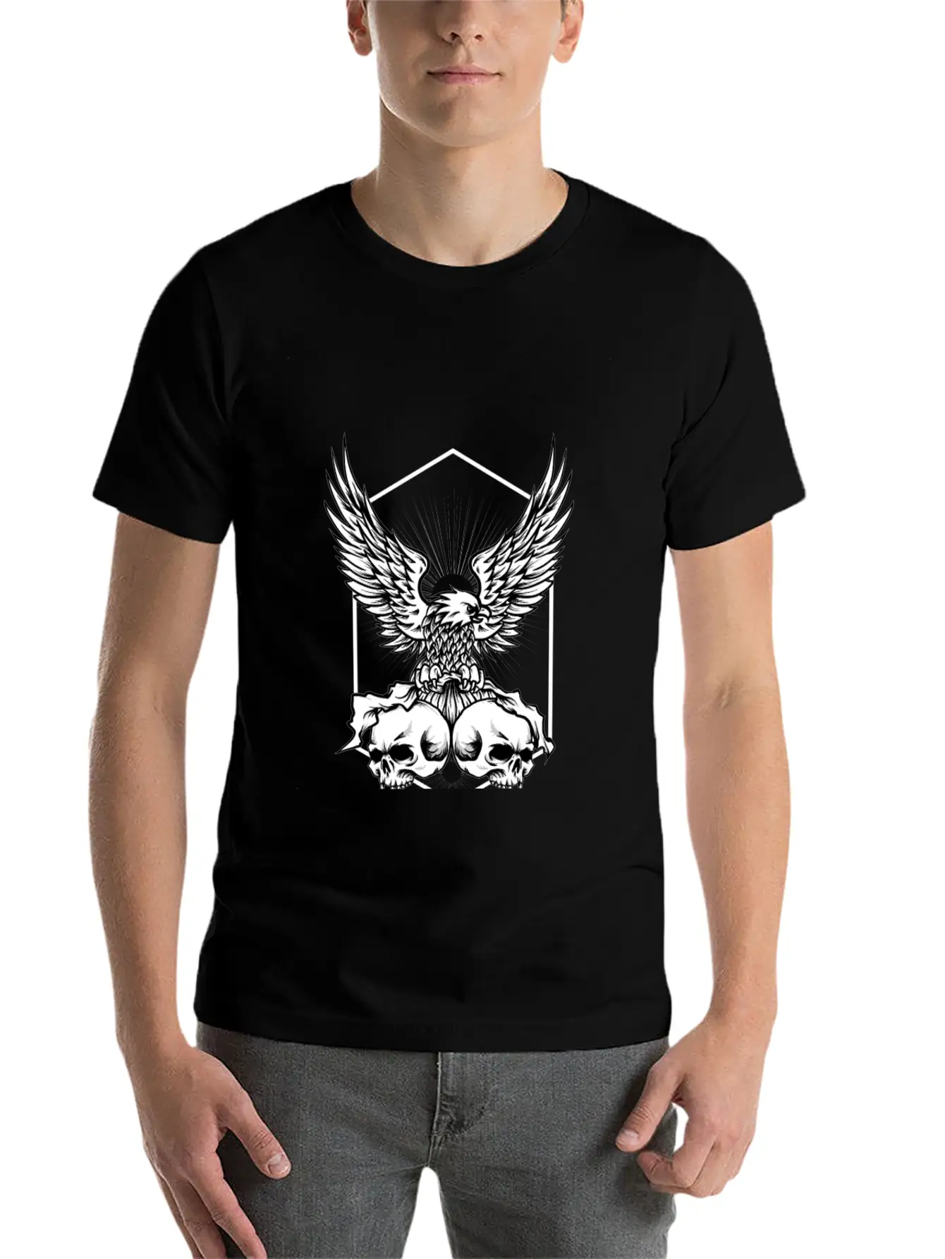 Eagle Unisex Casual T-Shirt – Clean Design For Daily Comfort