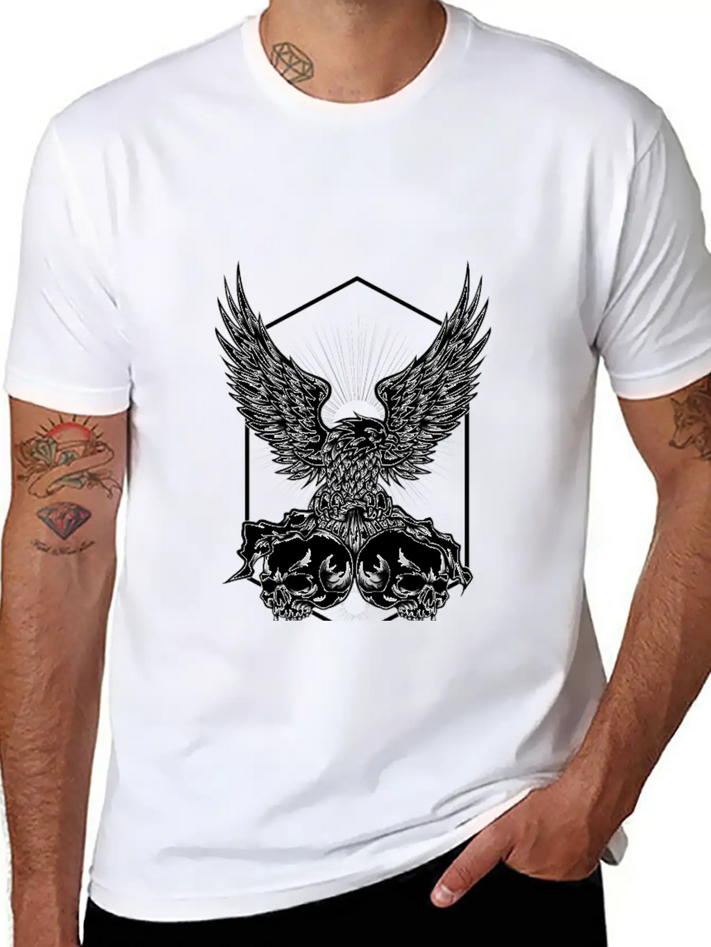 Eagle Unisex Casual T-Shirt – Clean Design For Daily Comfort