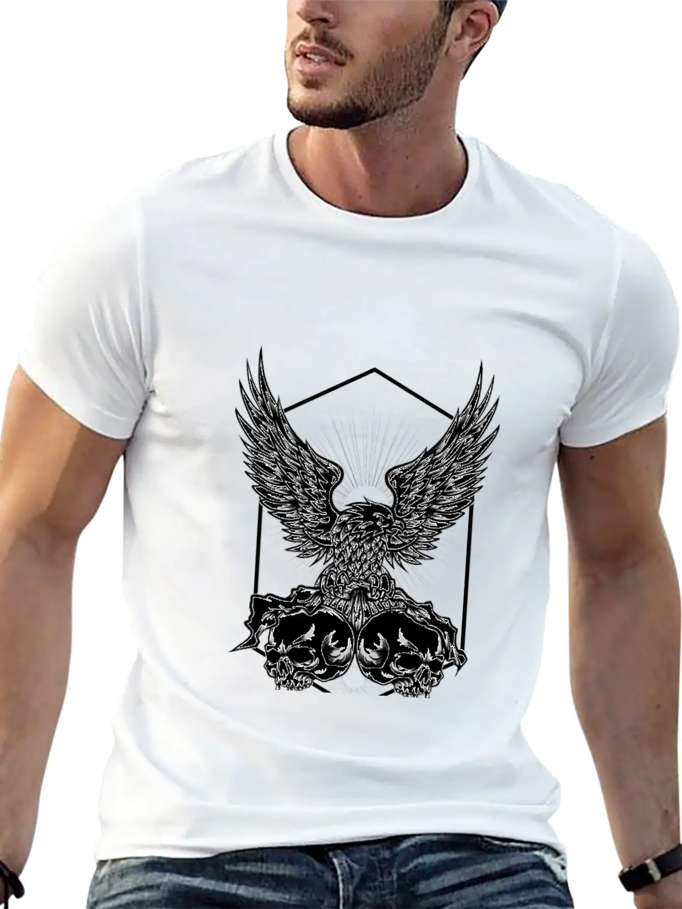 Eagle Unisex Casual T-Shirt – Clean Design For Daily Comfort