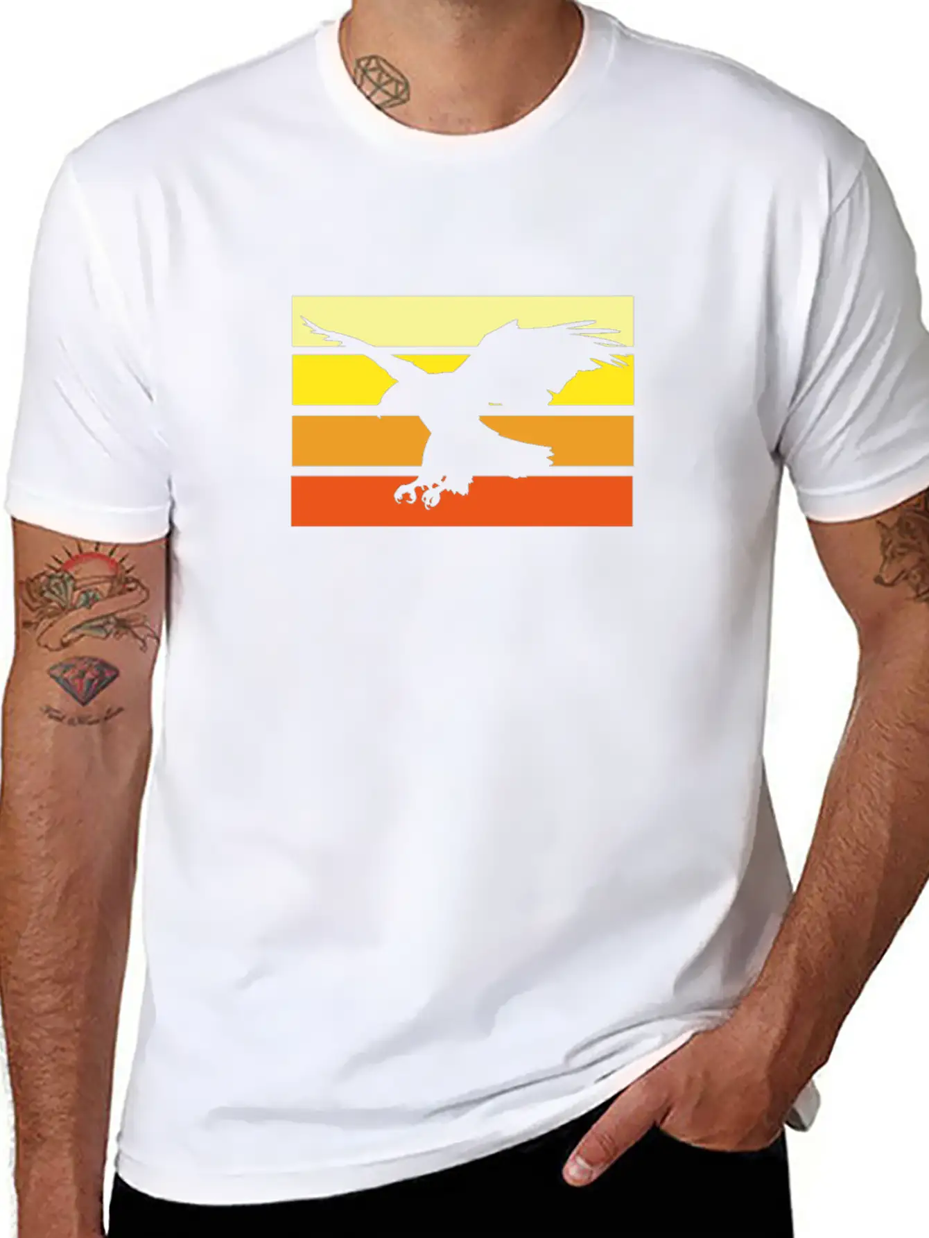 Eagle Unisex Short Sleeve Soft Cotton T-Shirt – Casual Everyday Wear