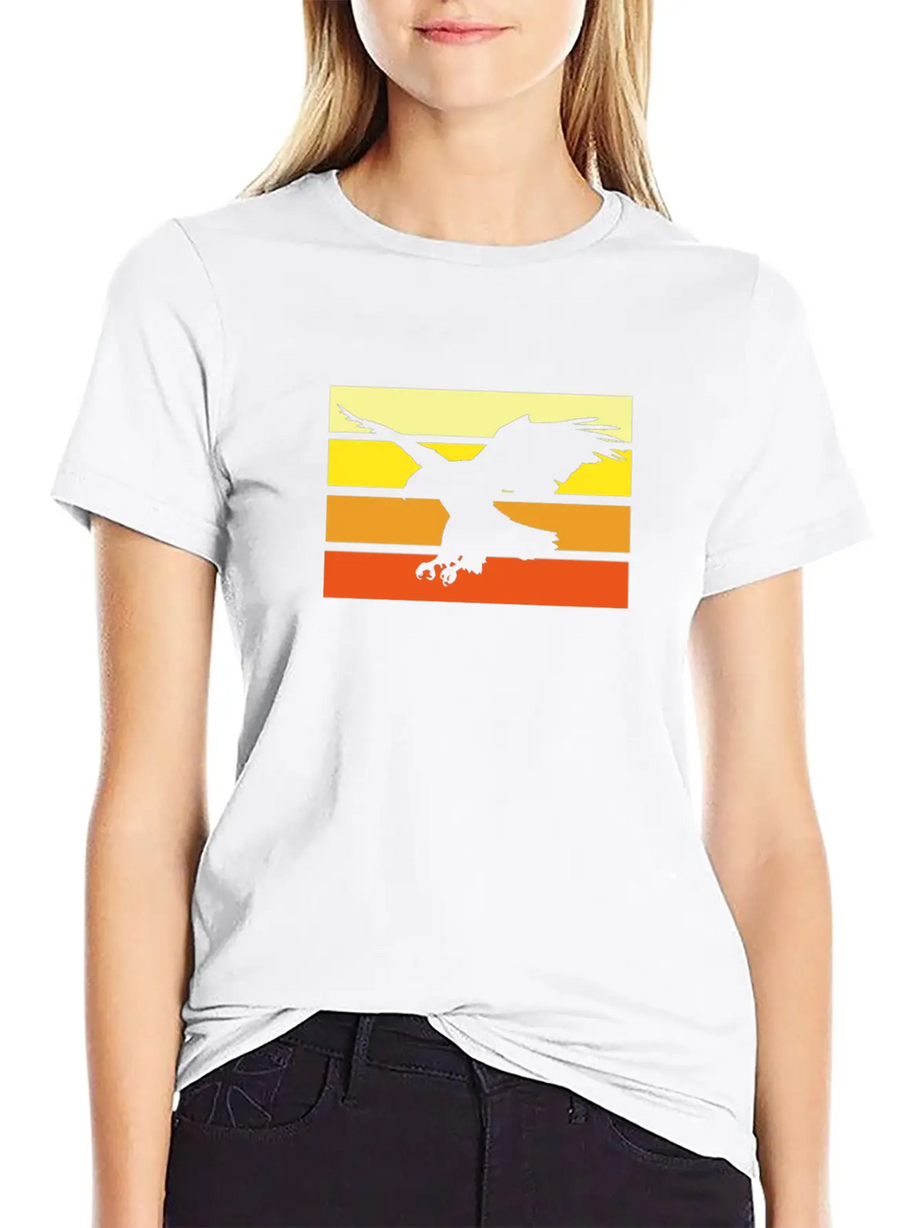 Eagle Unisex Short Sleeve Soft Cotton T-Shirt – Casual Everyday Wear