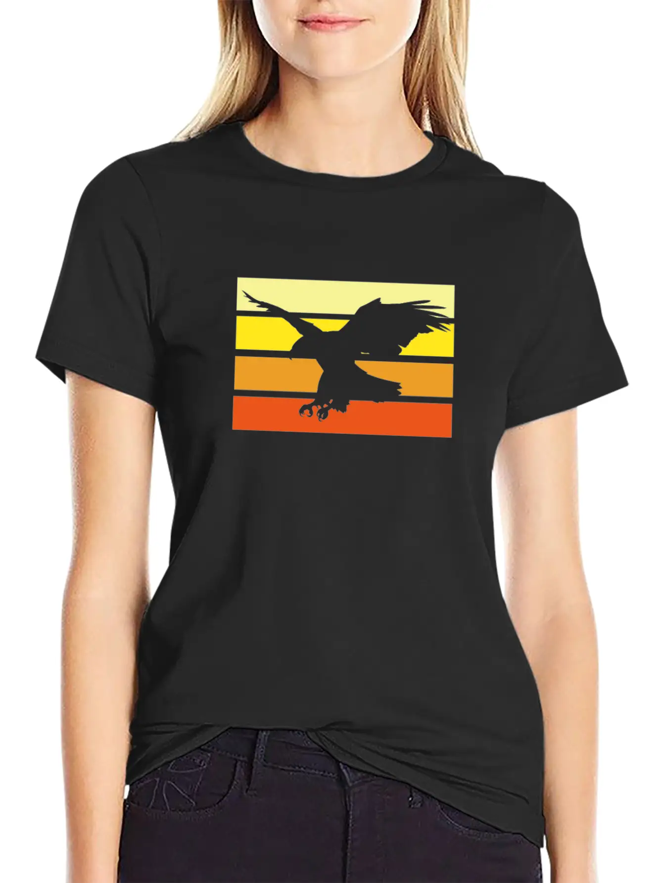 Eagle Unisex Short Sleeve Soft Cotton T-Shirt – Casual Everyday Wear