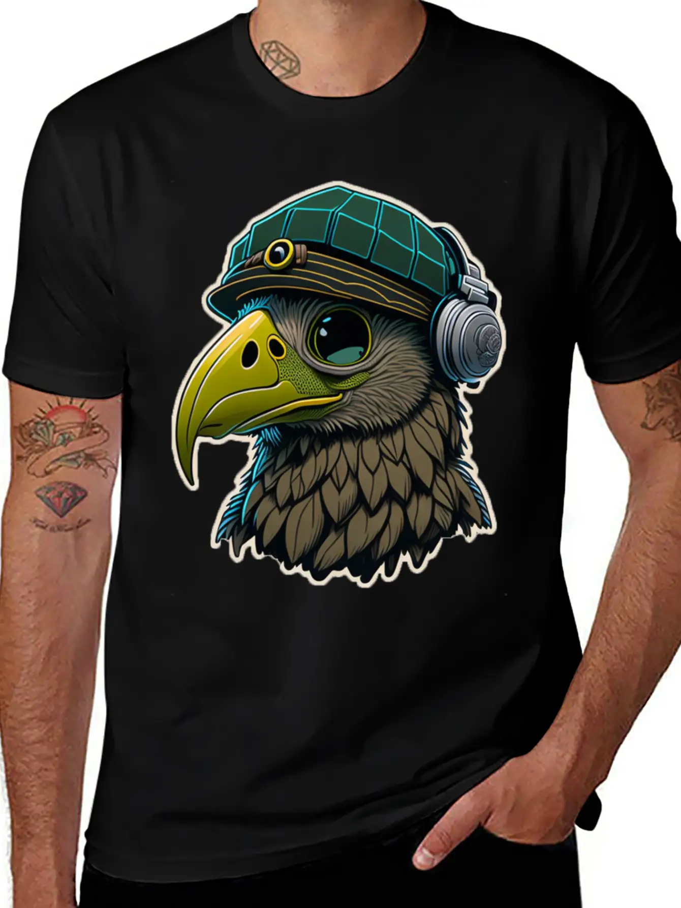 Eagle Vector Design Unisex Casual T-Shirt – Clean Design For Daily Comfort
