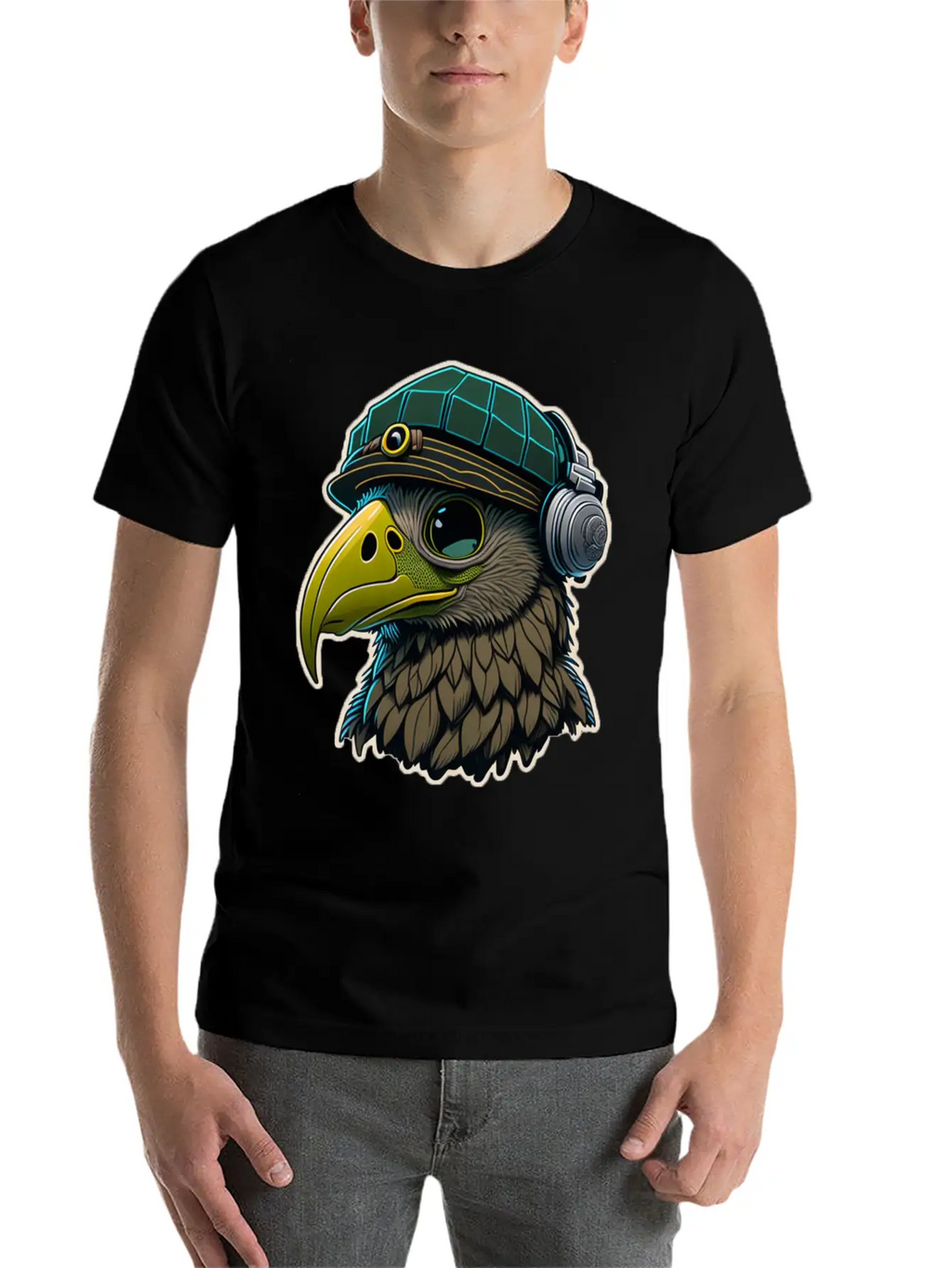 Eagle Vector Design Unisex Casual T-Shirt – Clean Design For Daily Comfort