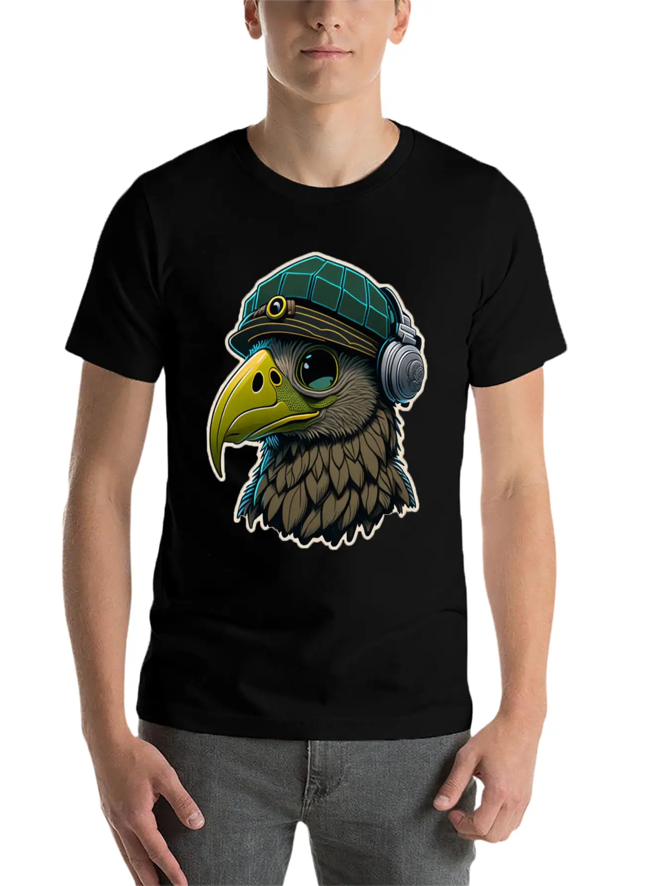 Eagle Vector Design Unisex Casual T-Shirt – Clean Design For Daily Comfort