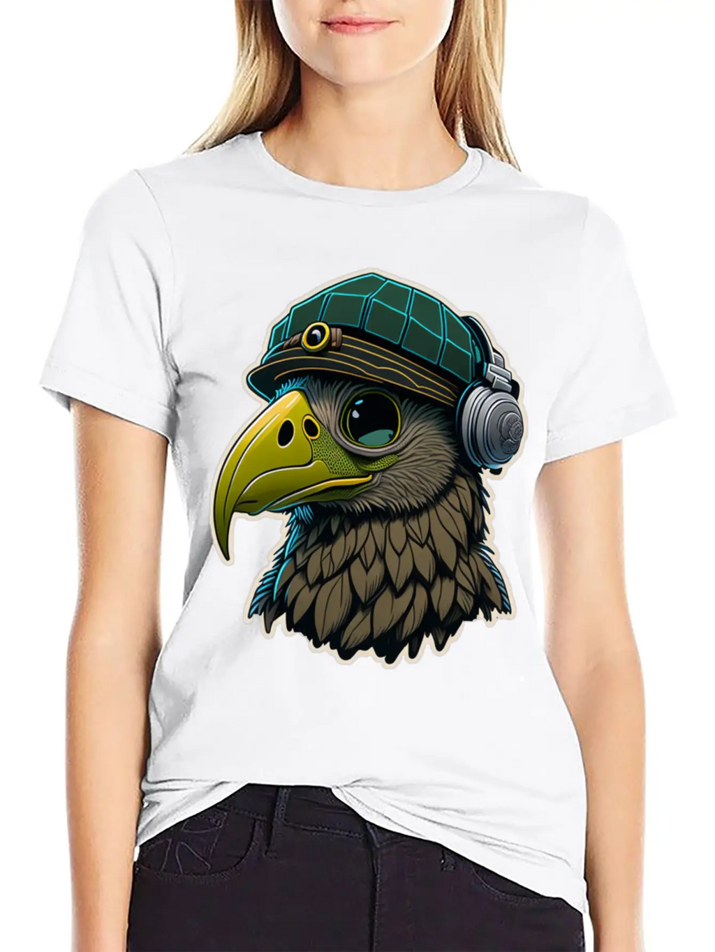 Eagle Vector Design Unisex Casual T-Shirt – Clean Design For Daily Comfort