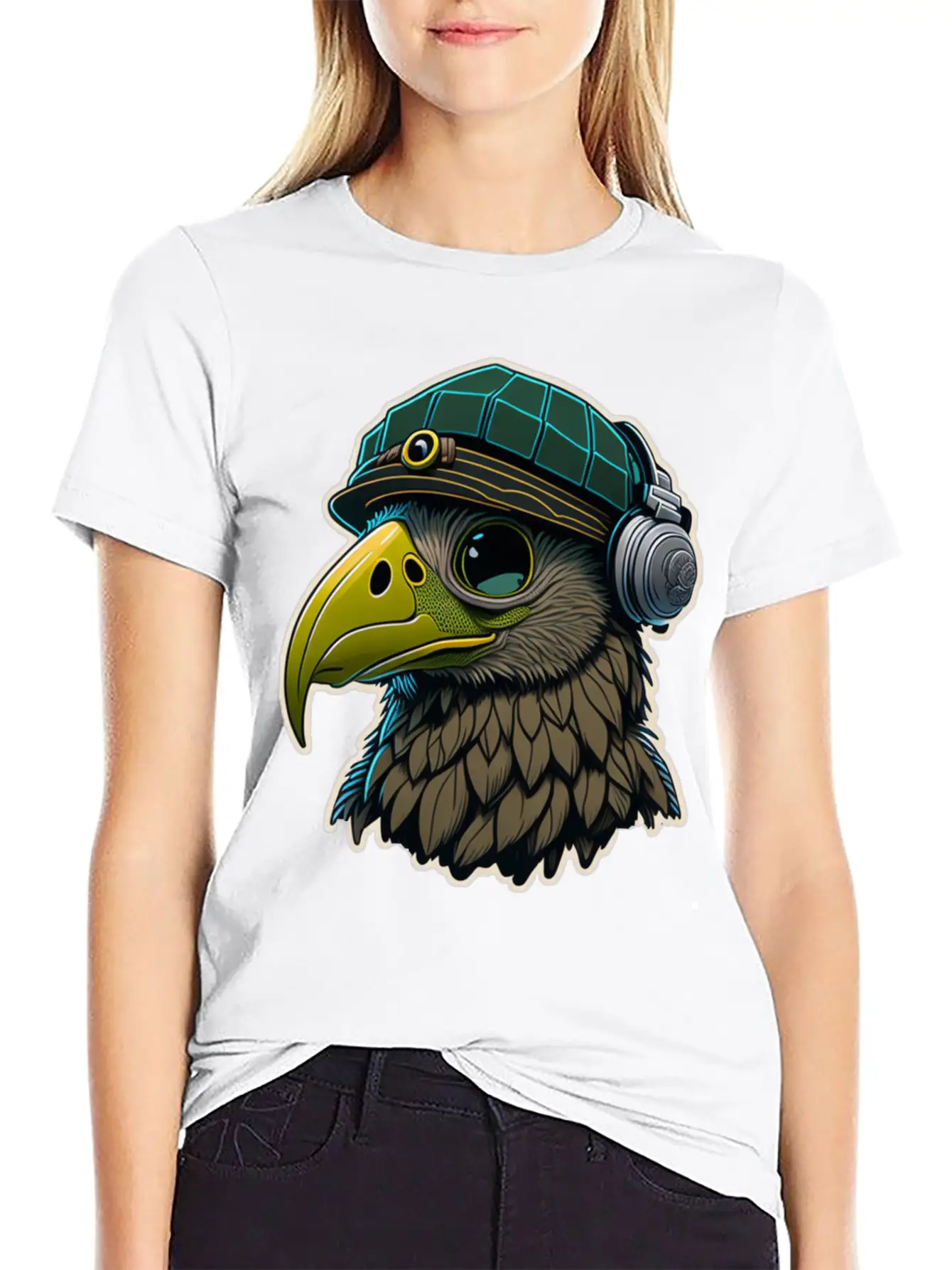 Eagle Vector Design Unisex Casual T-Shirt – Clean Design For Daily Comfort