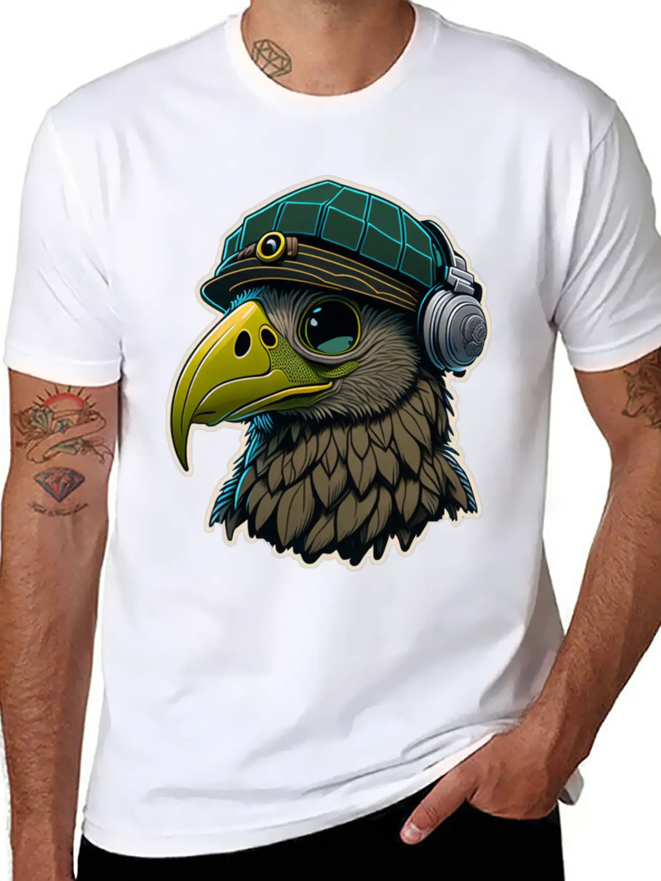Eagle Vector Design Unisex Casual T-Shirt – Clean Design For Daily Comfort