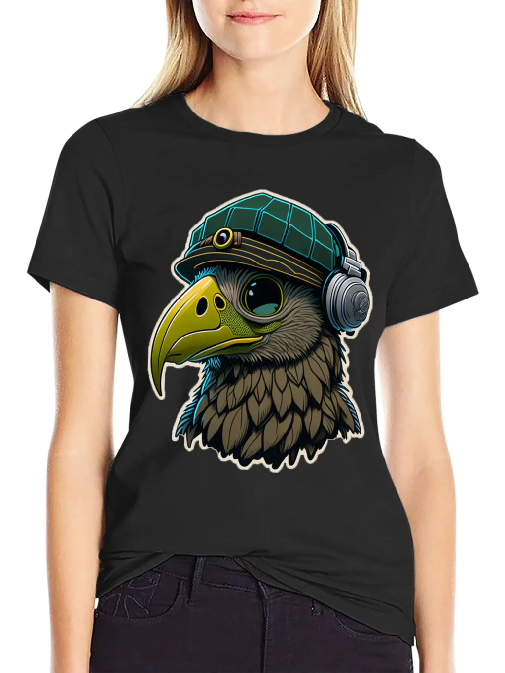 Eagle Vector Design Unisex Casual T-Shirt – Clean Design For Daily Comfort