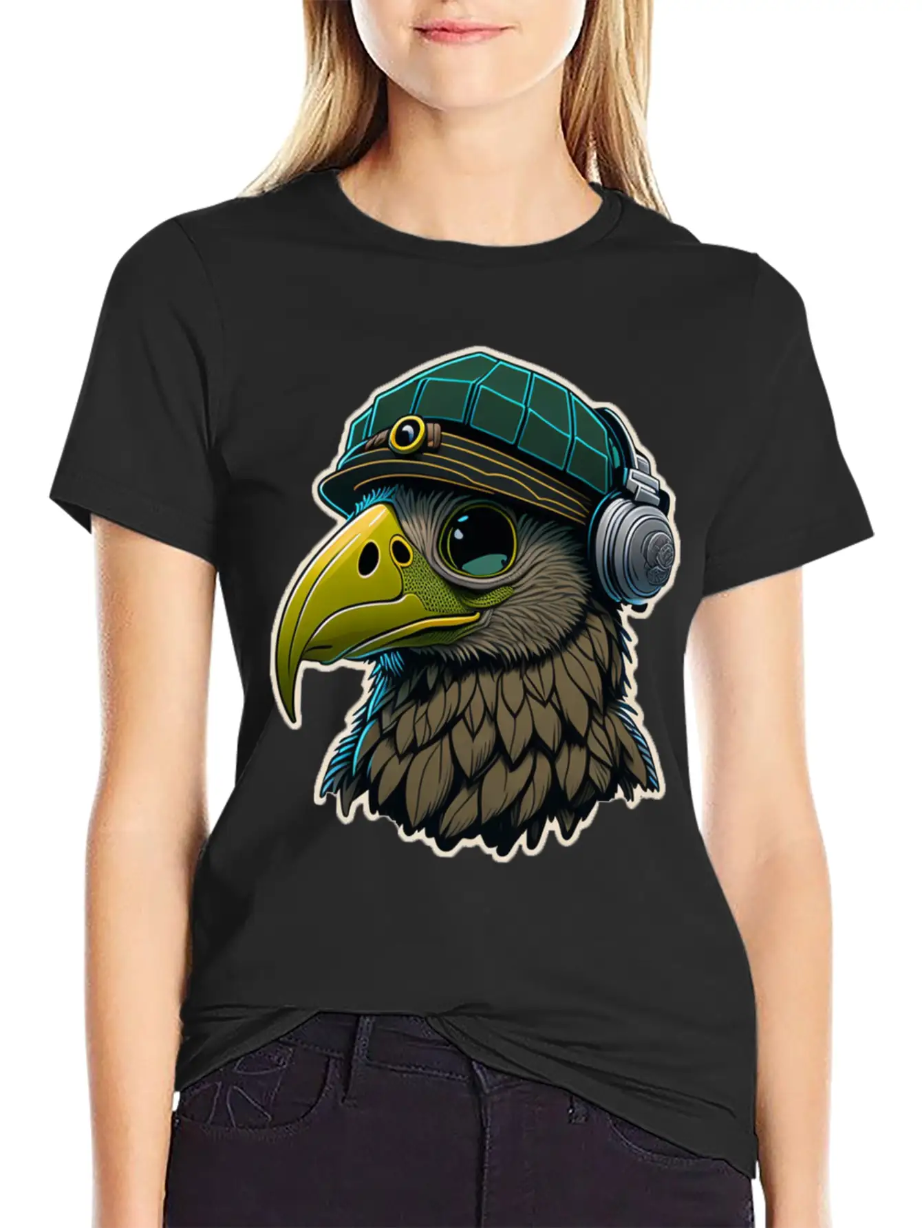 Eagle Vector Design Unisex Casual T-Shirt – Clean Design For Daily Comfort