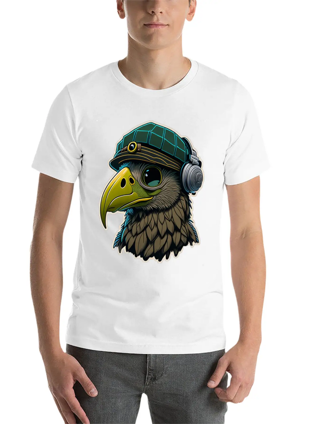 Eagle Vector Design Unisex Casual T-Shirt – Clean Design For Daily Comfort