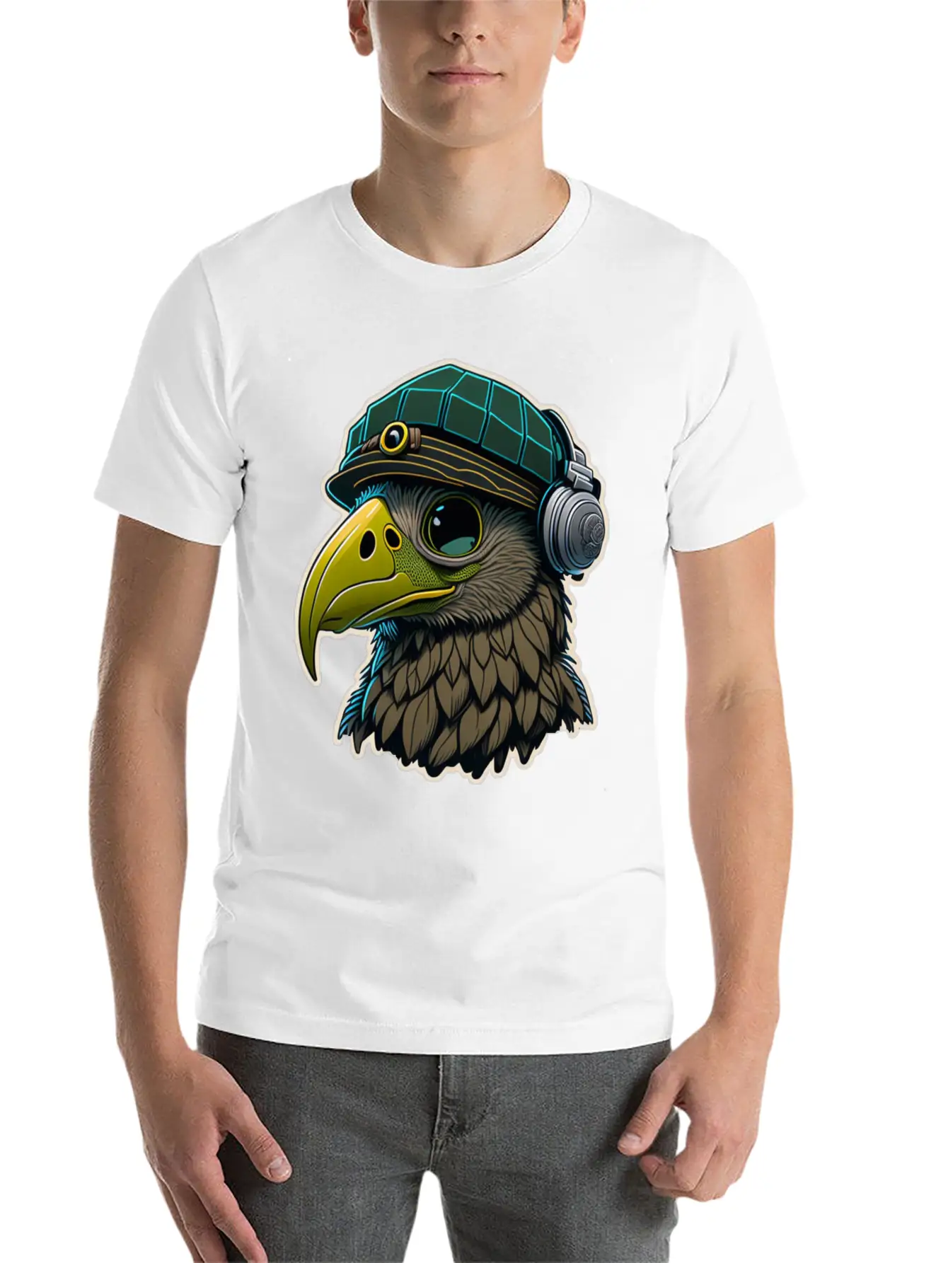 Eagle Vector Design Unisex Casual T-Shirt – Clean Design For Daily Comfort