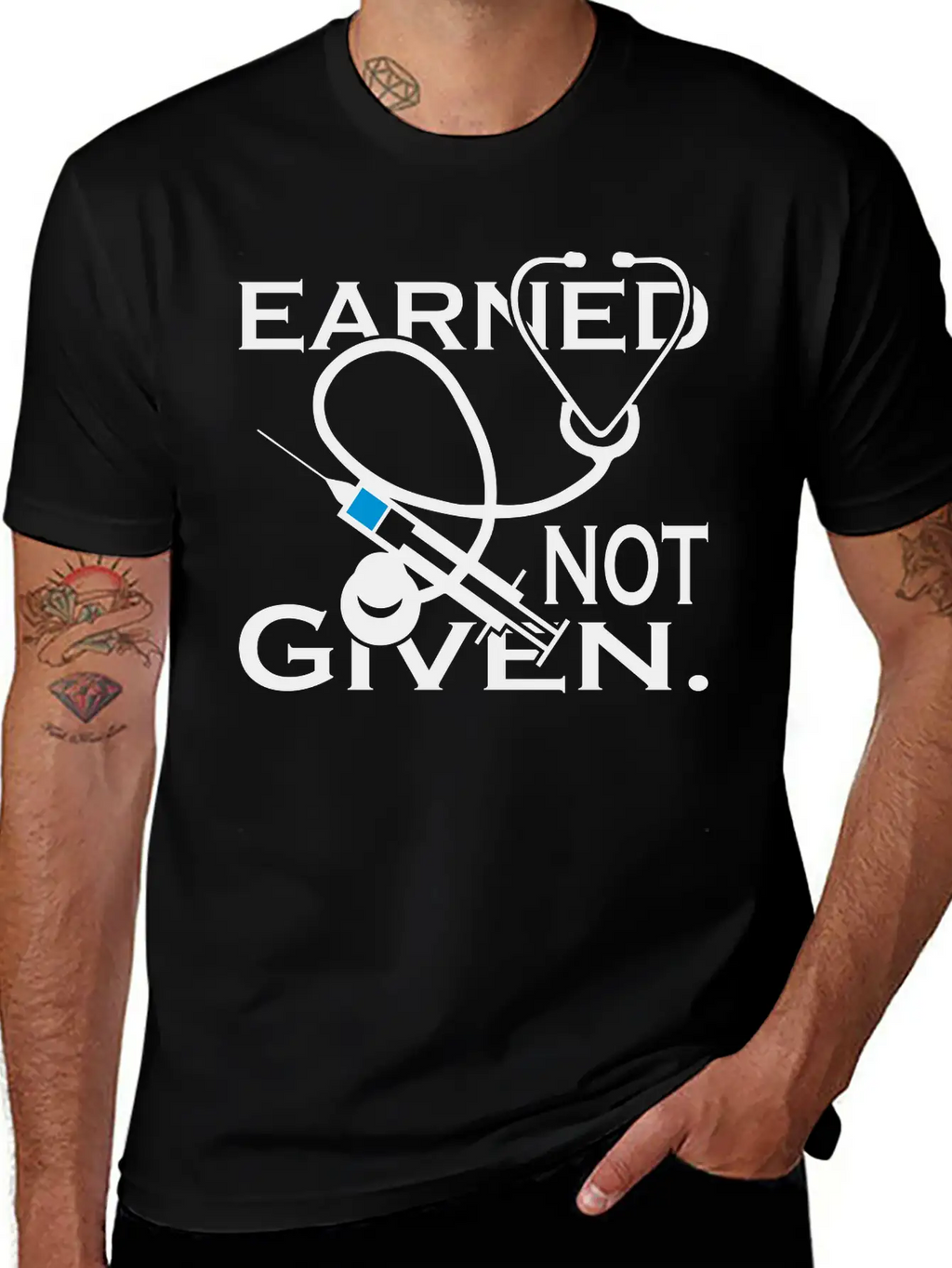 Earned Not Given Nurses Essential Cotton Tee For Daily Outfits – Unisex Style