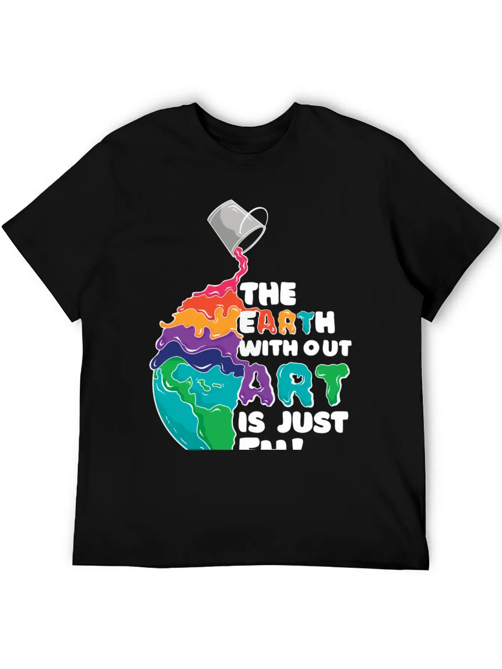 Earth Art Unisex Casual T-Shirt – Clean Design For Daily Comfort