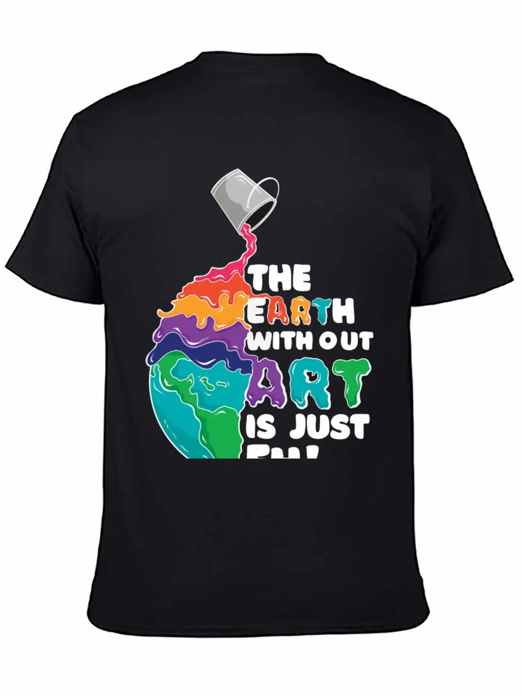 Earth Art Unisex Casual T-Shirt – Clean Design For Daily Comfort