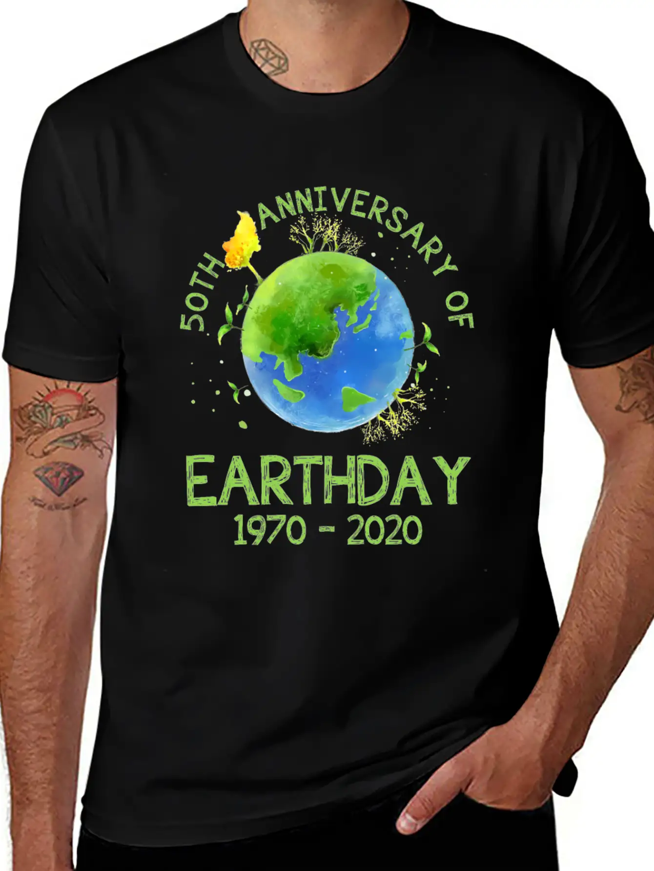 Earth Day 50th Anniversary 2020 T Shirt Unisex Casual T-Shirt – Clean Design For Daily Comfort