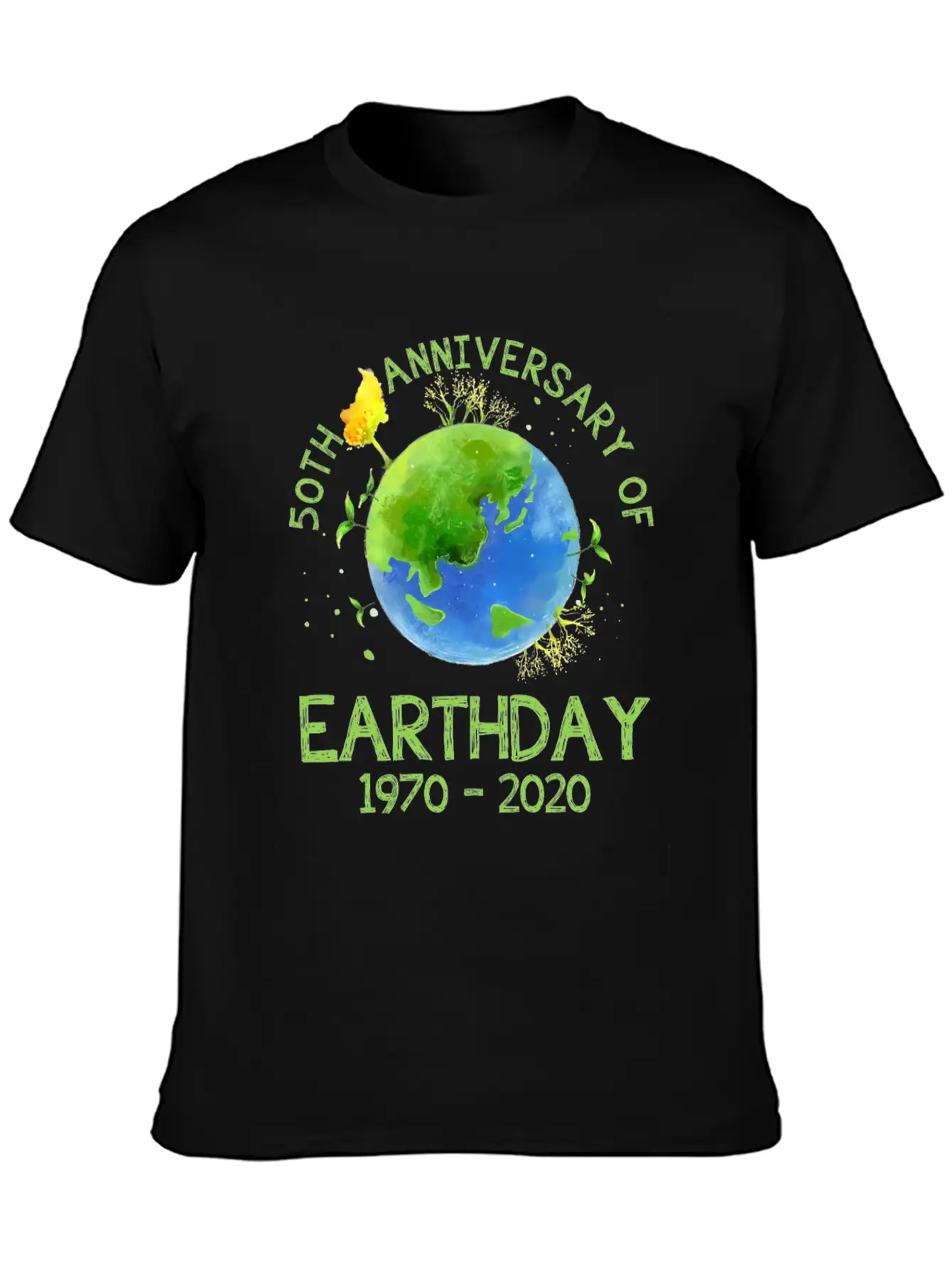 Earth Day 50th Anniversary 2020 T Shirt Unisex Casual T-Shirt – Clean Design For Daily Comfort